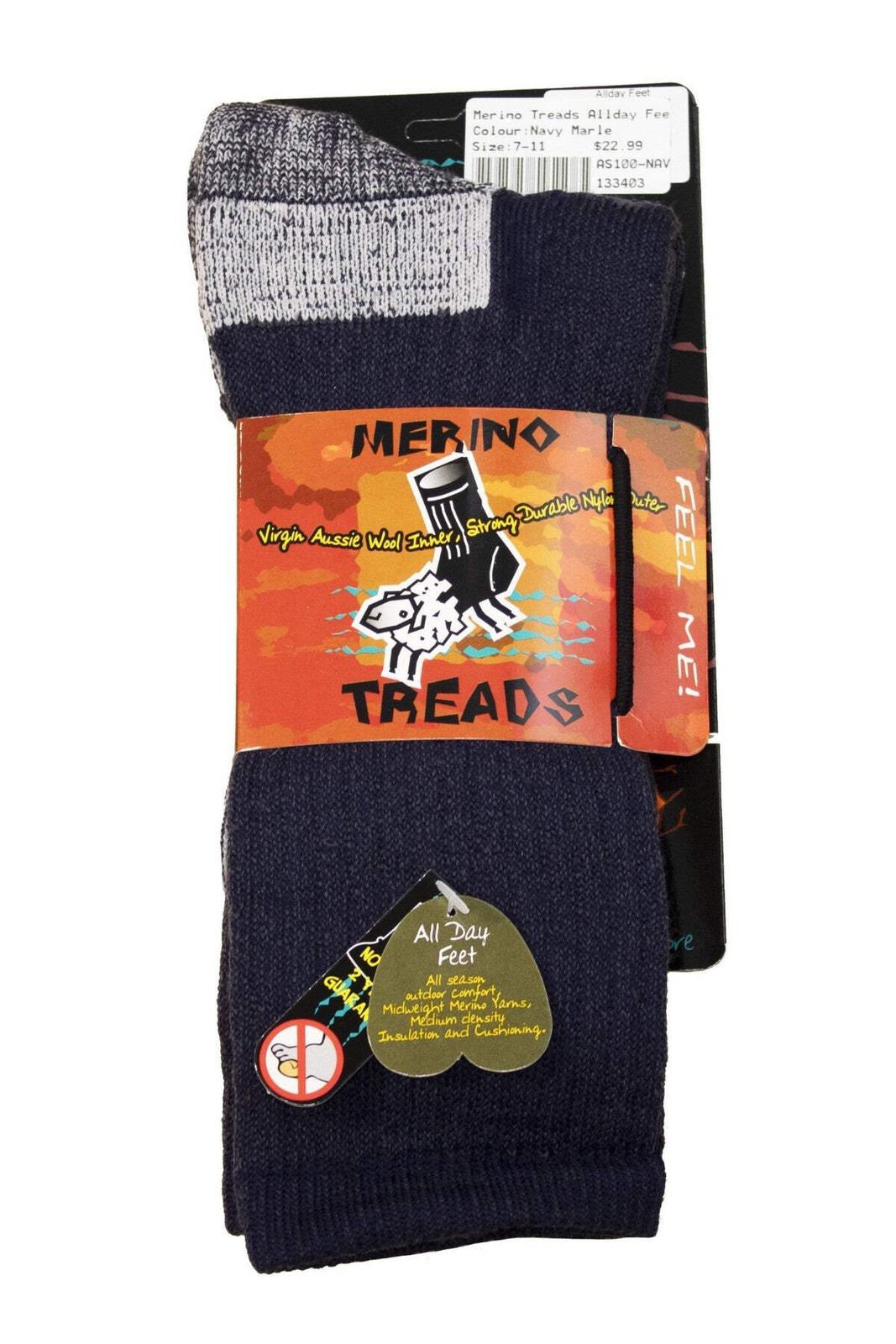 Merino Treads Allday Feet - RRP 24.99