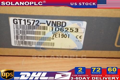New In Box MITSUBISHI HMI GT1572-VNBD Panel GT1572VNBD Free Shipping