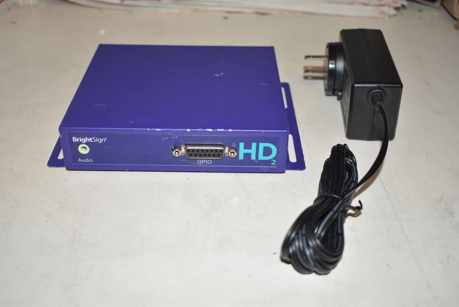 Brightsign HD2 HD222 1080p Digital Signage Media Player HDMI VGA W/PS 2GB