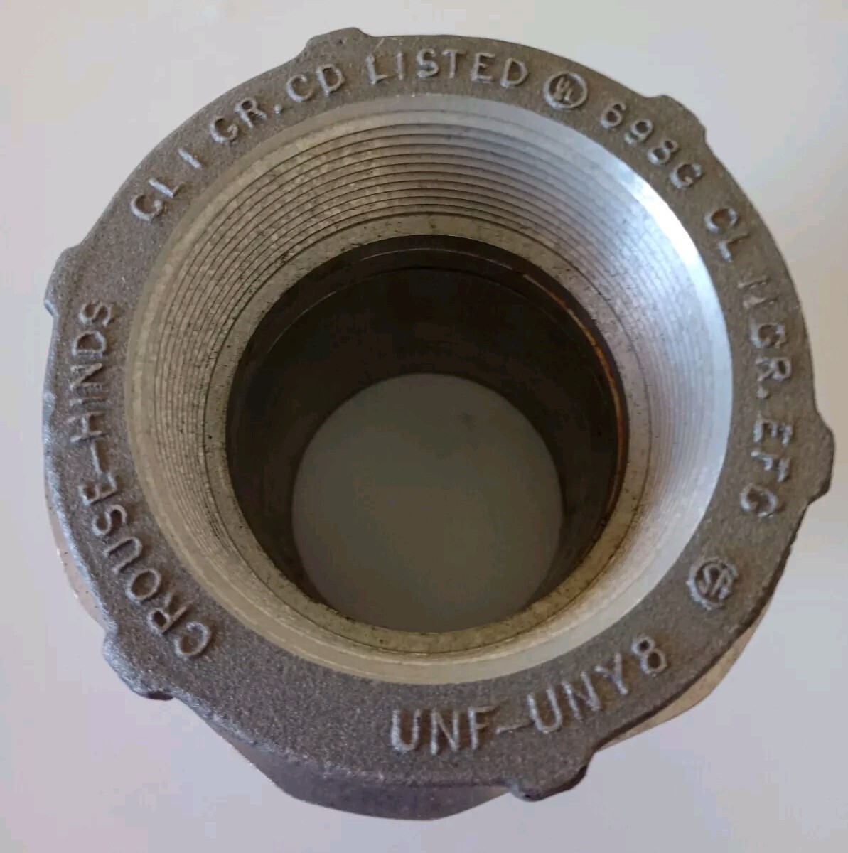 CROUSE-HINDS 3" UNF-UNY8 EXPLOSION PROOF UNION, 698G, NEW, FREE SHIPPING