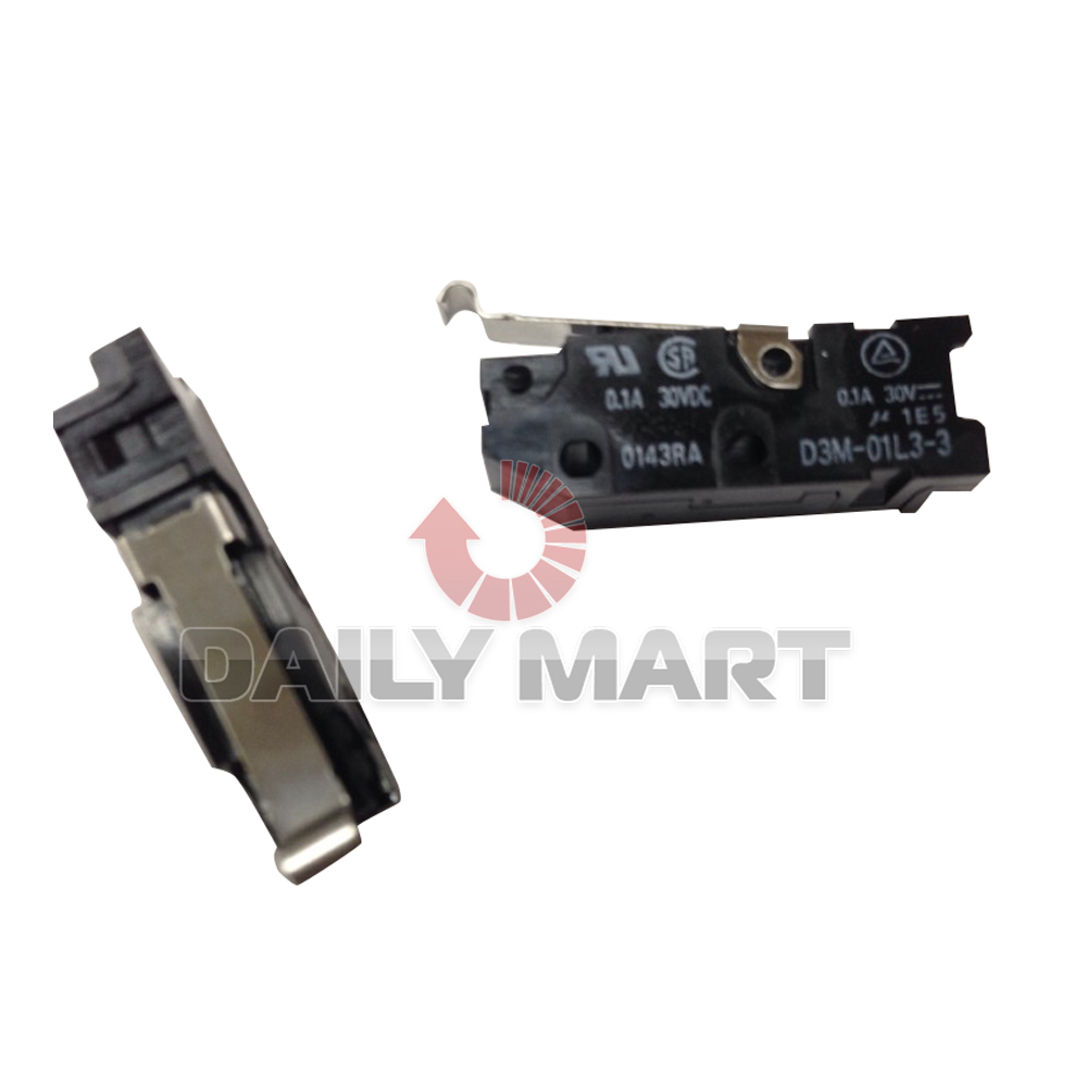 10PCS Omron Automation D3M-01L3-3 Basic Micro Snap Action Switches ROLLER LEVER