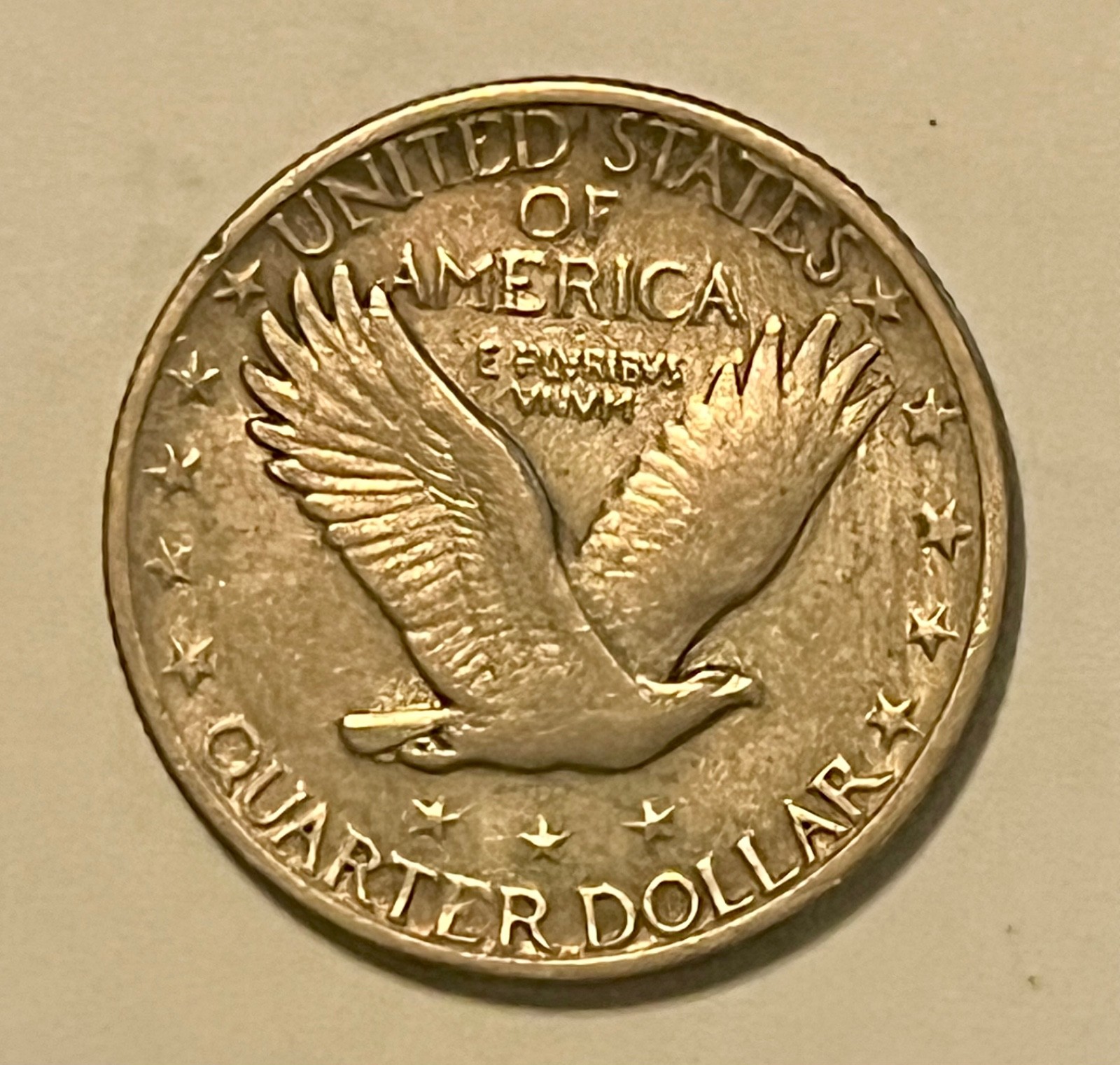 1918 -s Standing Liberty Quarter , EF