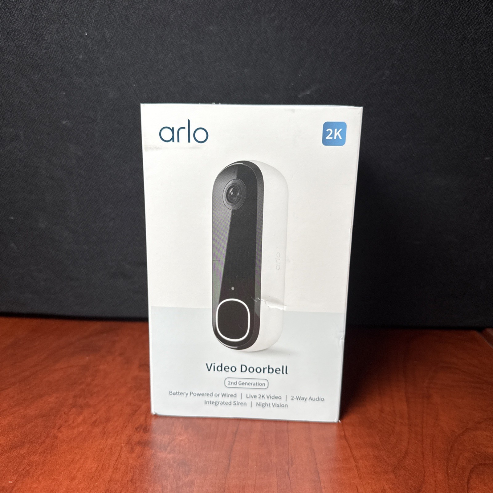 Video Doorbell 2K 2nd Generation Wireless Doorbell Camera (5589)