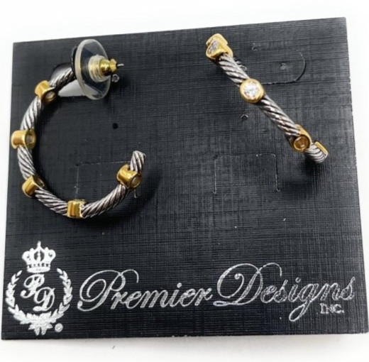 Premier Designs Jewelry Pierced HIGH END Earrings new