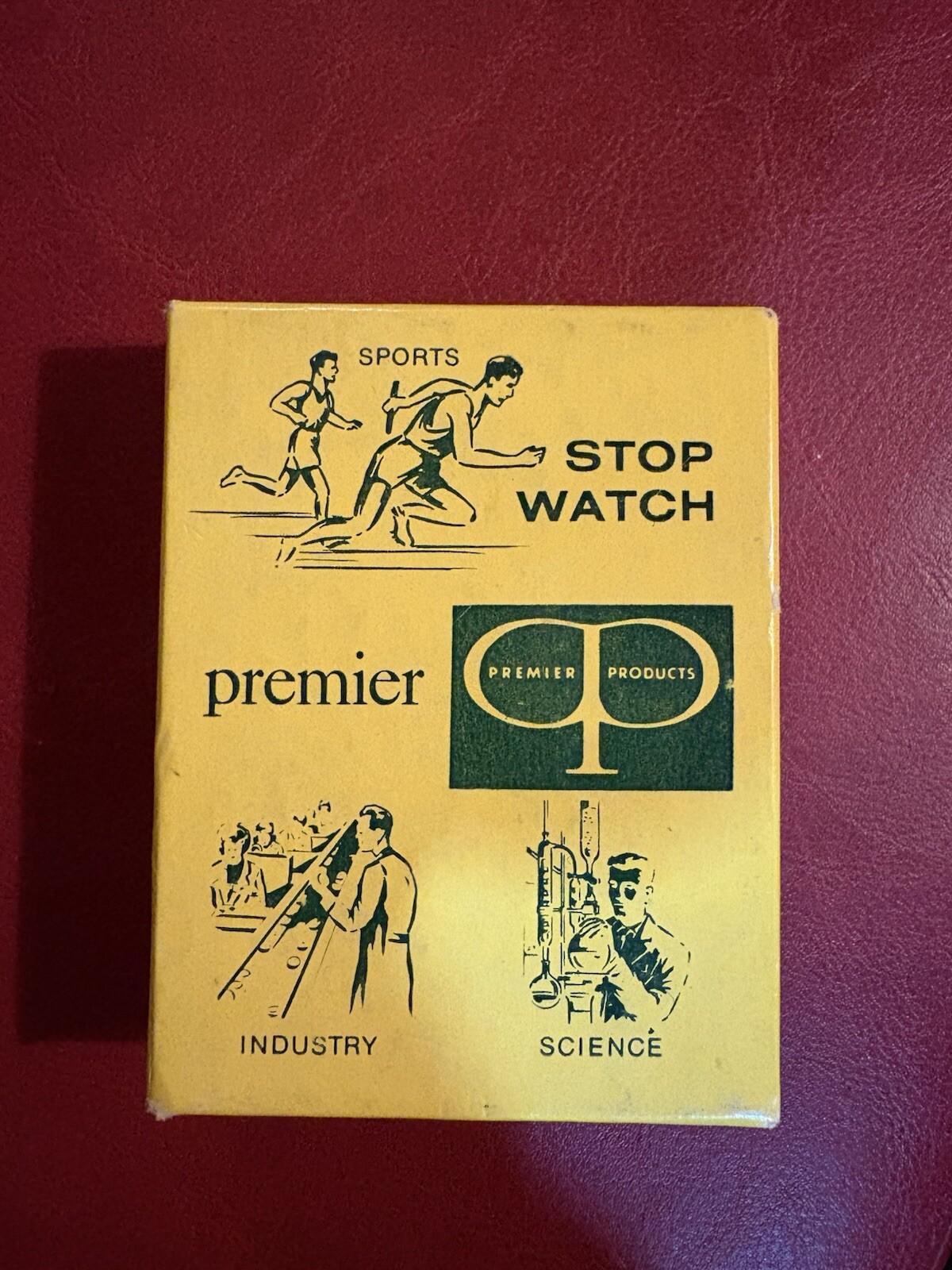 Premier 7 Jewels Stop Watch New In Box