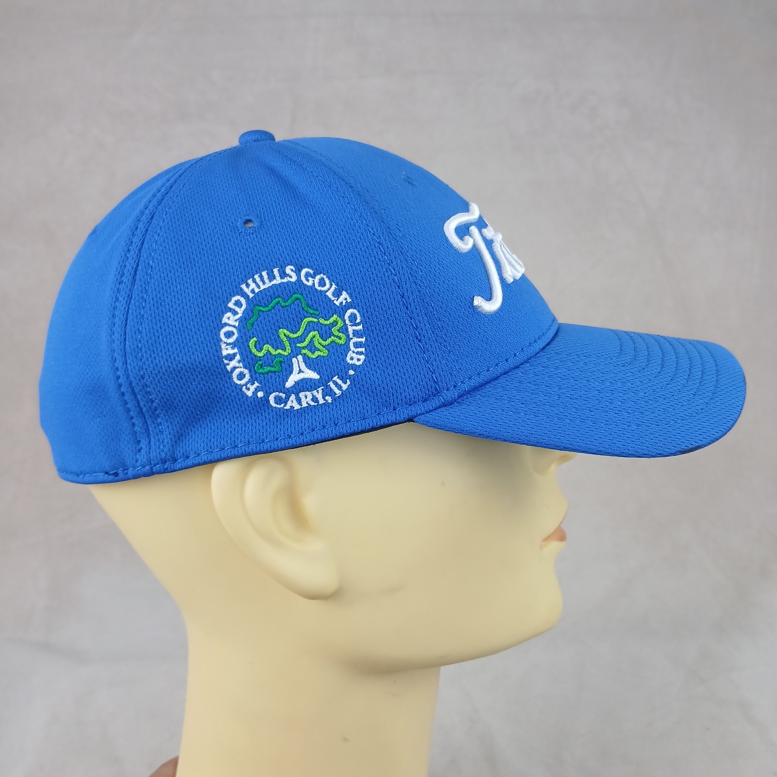 Titleist New Era Foxford Hills Cary IL Baseball Cap Golf Dad Medium Large 22"