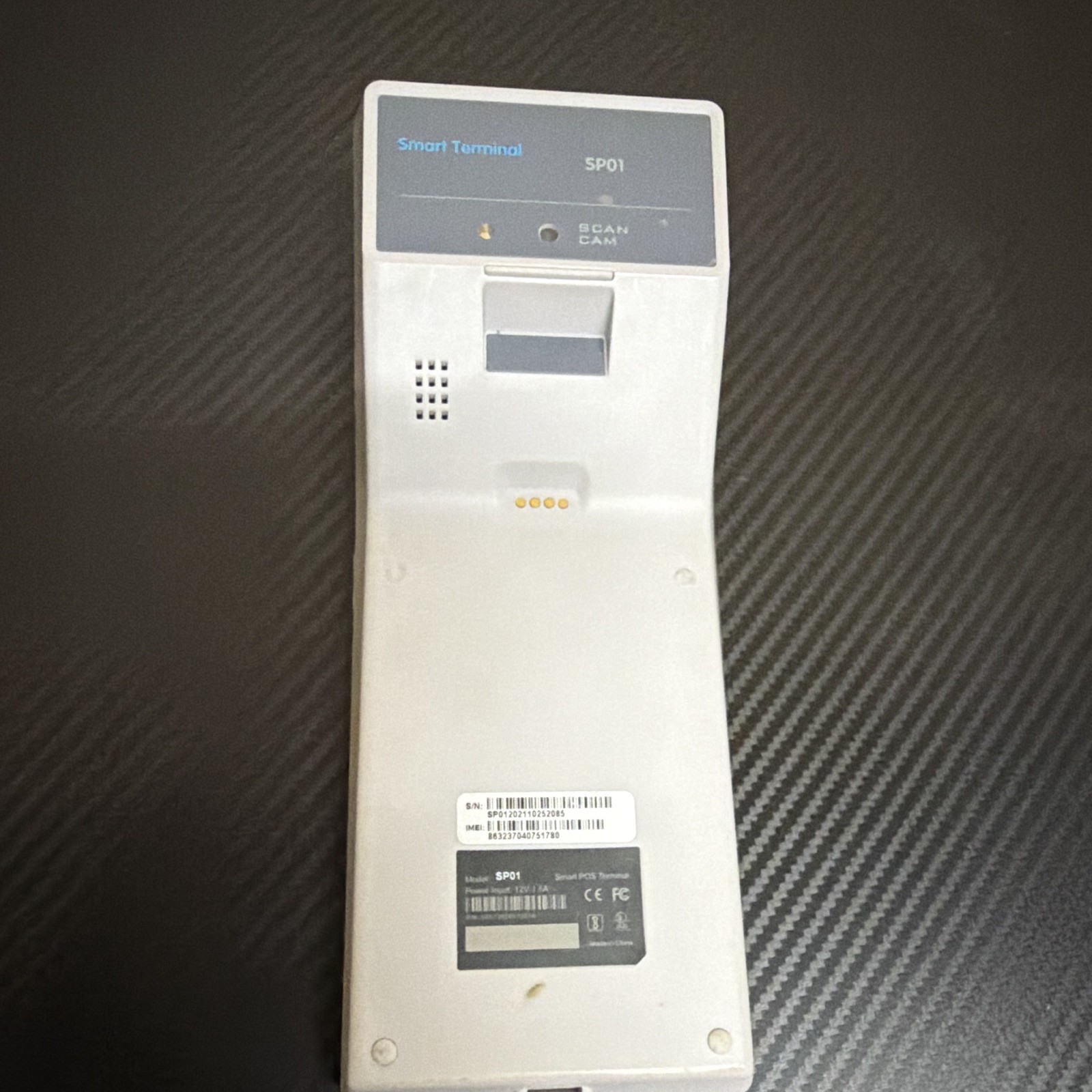 Symcode Smart POS Terminal SP01 Blue w/ Scan Cam, Android Wireless