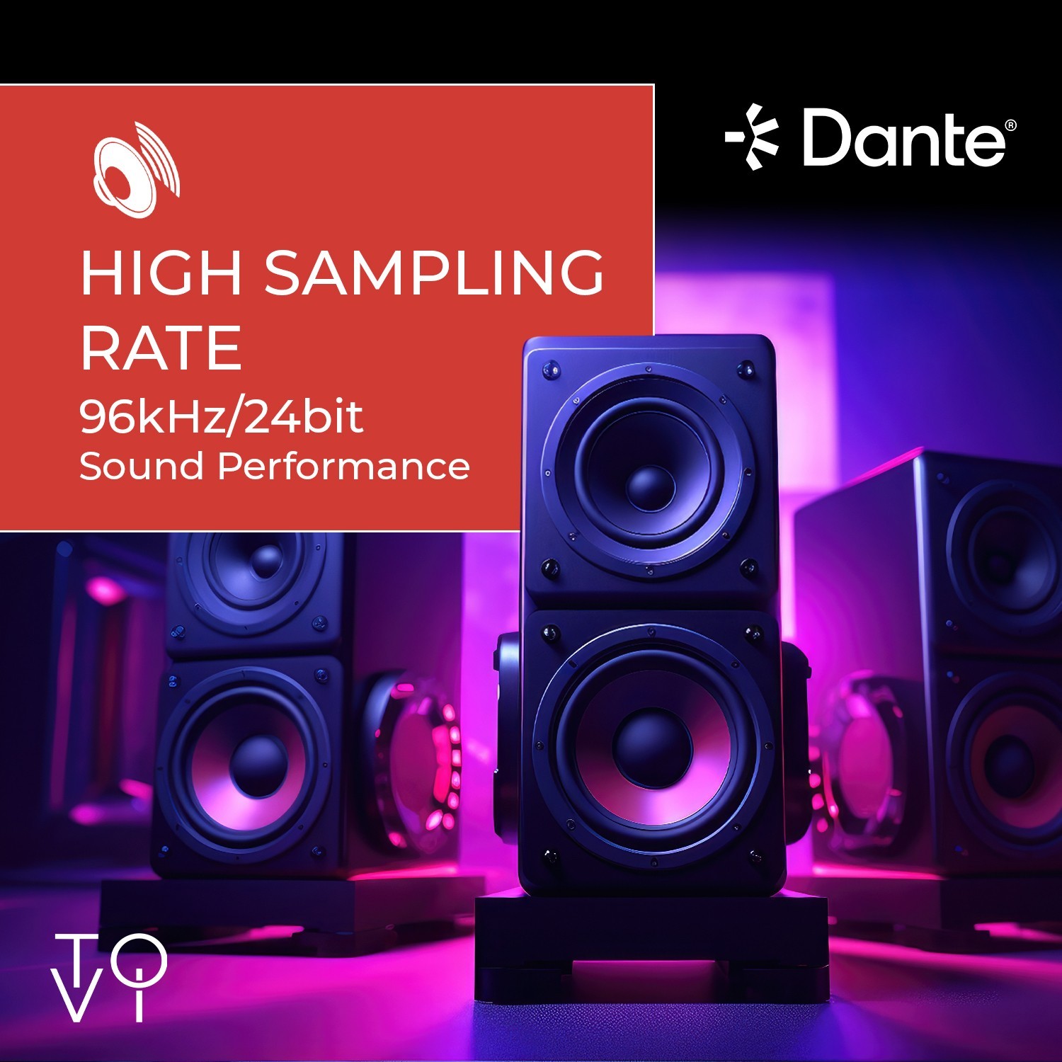 Dante 2CH Analog Audio Encoder with POE - (DXA-A2-TX)