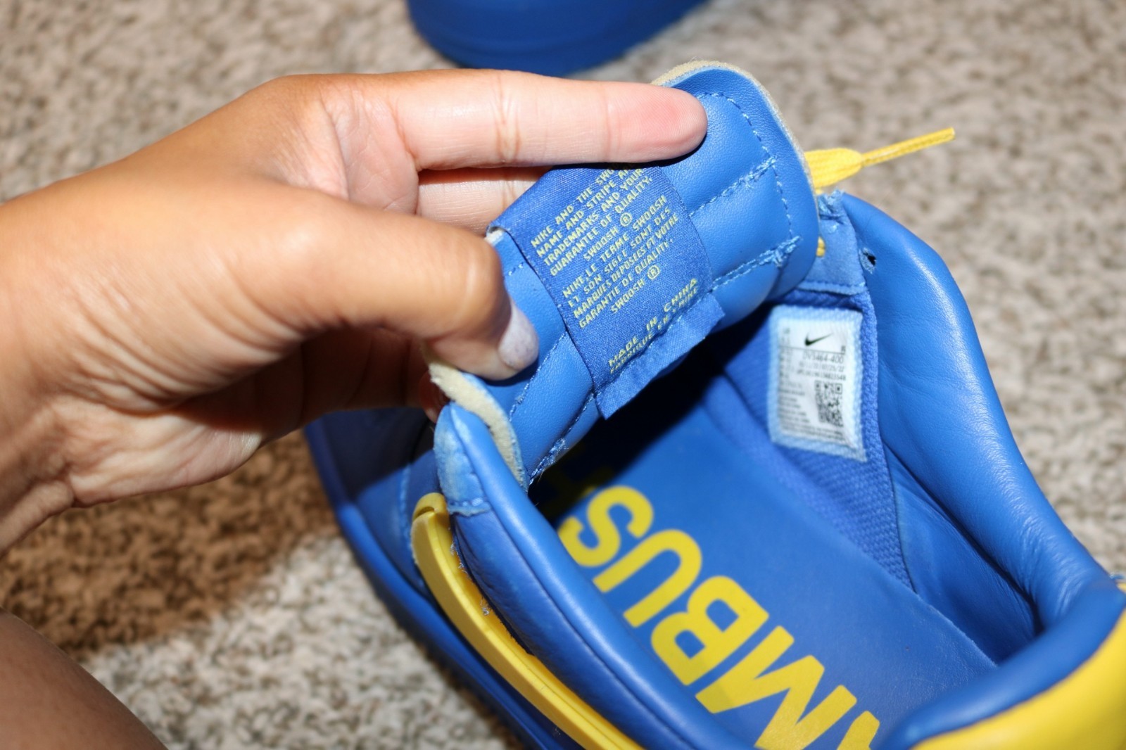 Nike Air Force 1 Low AMBUSH Game Royal Vivid Sulfur Leather DV3464-400