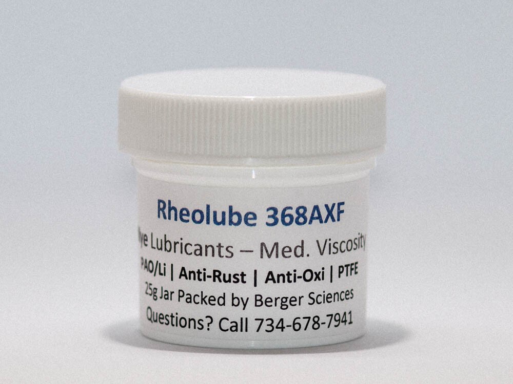 Nye-Fuchs Rheolube 368AXF 25 Gram Jar Medium Viscosity Synthetic Lithium Grease