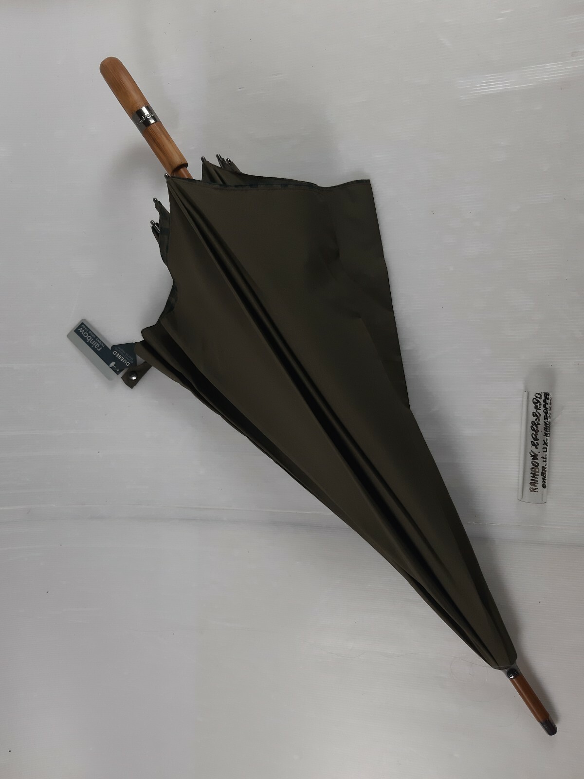 Men's Long Umbrella - Automatic - Brown - 8 Studs - 2022-3 - Rainbow