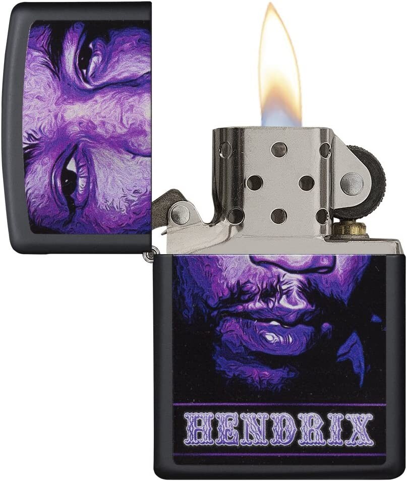 Zippo 29168 Jimi Hendrix Purple Haze Black Matte