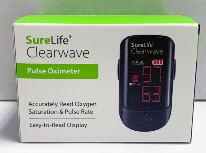 NEW Surelife Clearwave Pulse Oximeter OLED Display Free Shipping