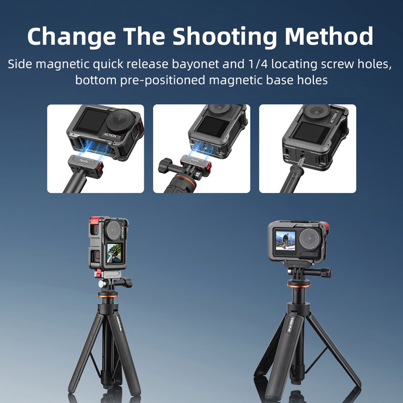 Multifunctional Expansion Protection Rabbit Cage Frame For DJI Action 3/4 Camera