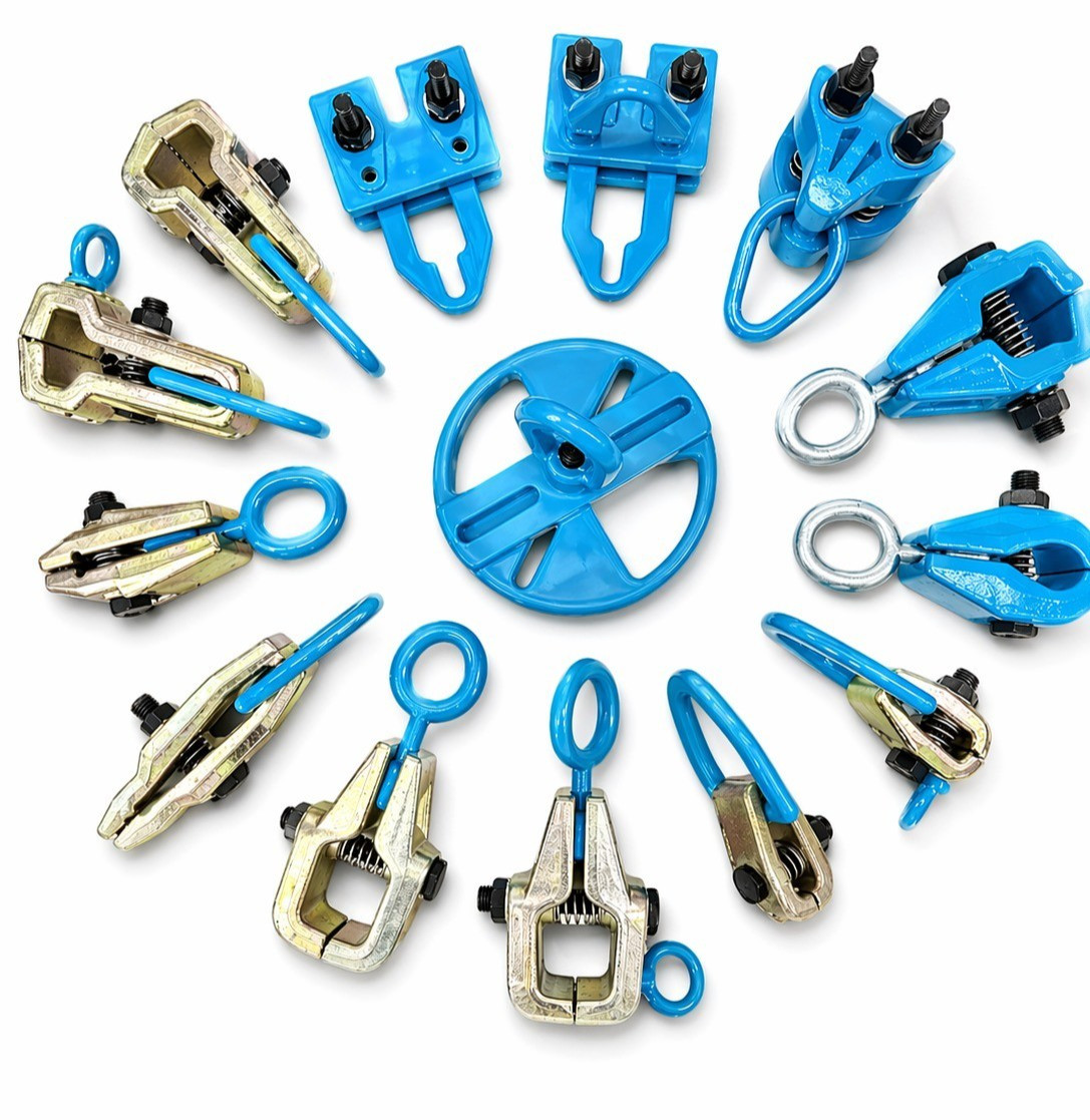 Set#117 14Pc Frame Machine Pulling Clamps Chains Hooks Auto Body Kit