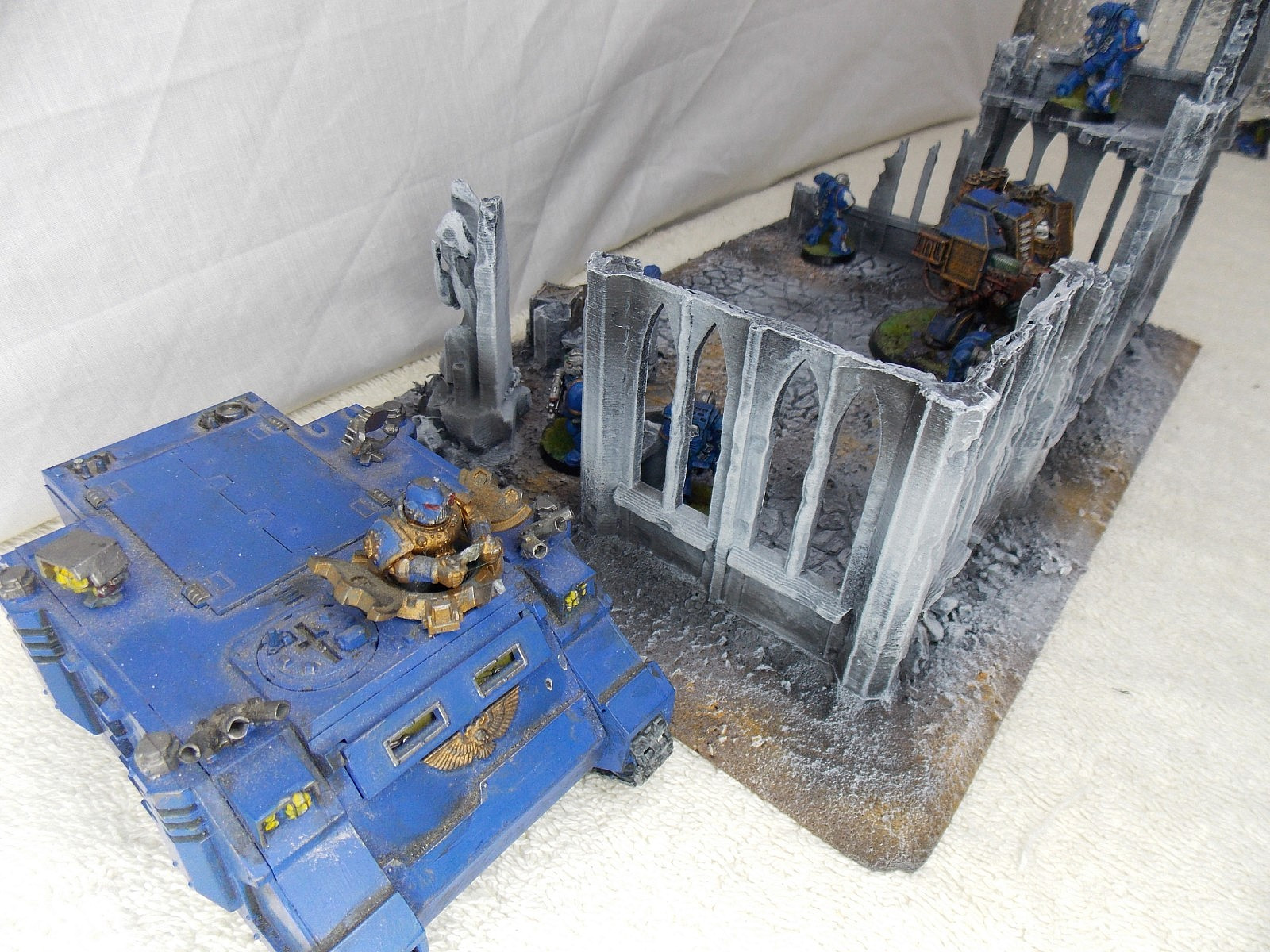 WARGAMING TERRAIN PAINTED BUILDING