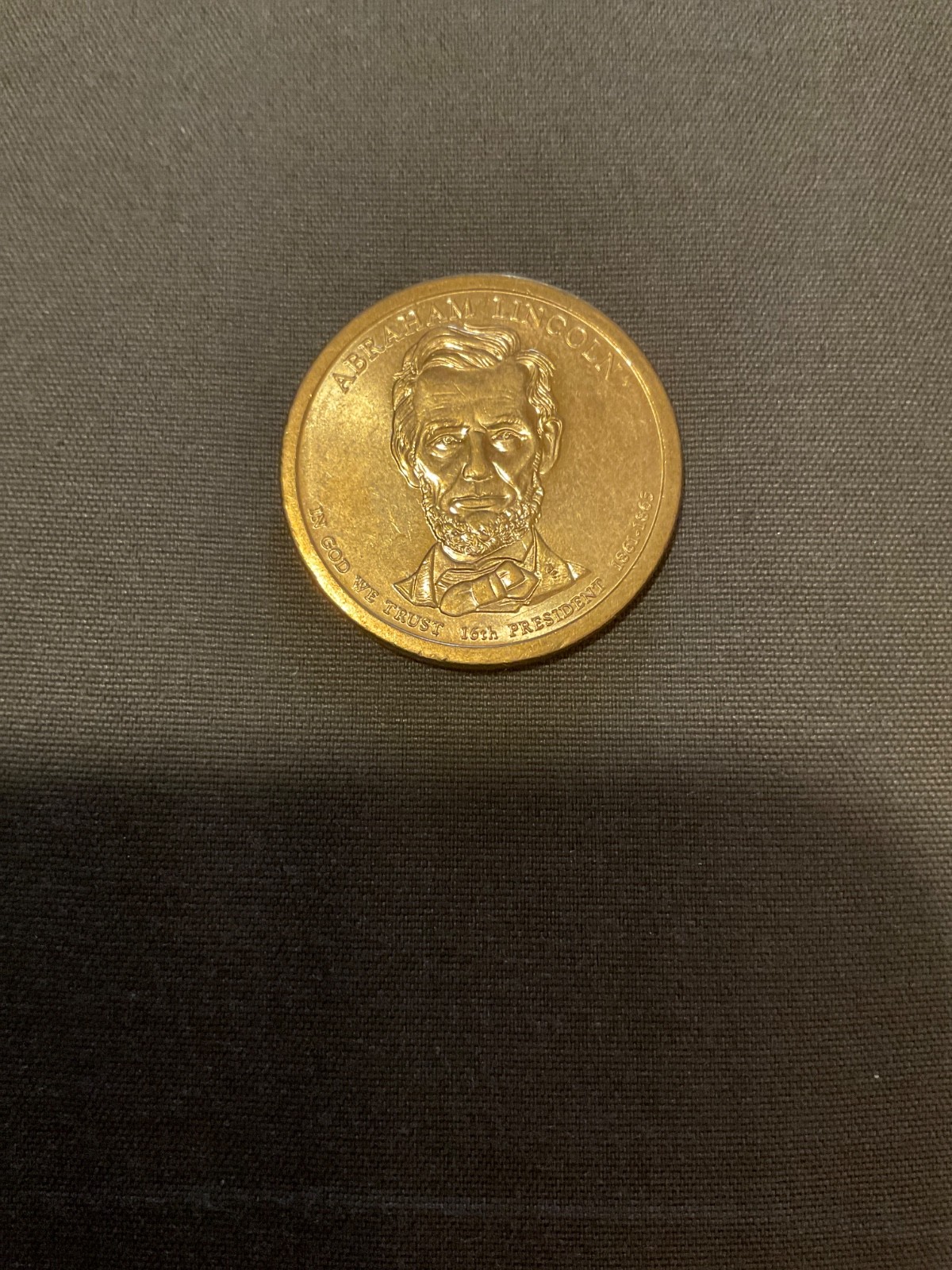 abrahim lincoln dollar coin 1861-1865