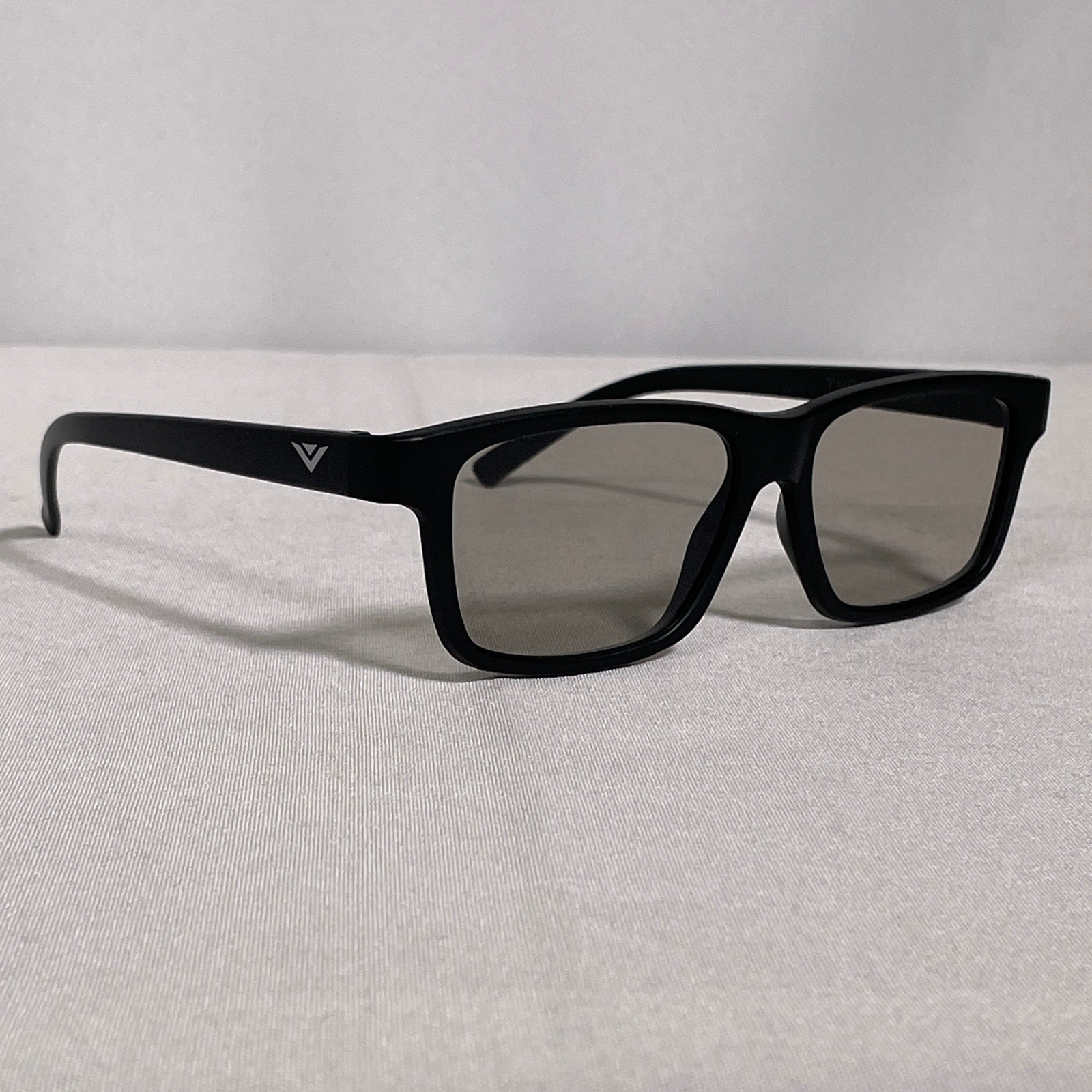 Vizio Theater 3D Glasses Black Passive Circular Polarized Rectangular Frame NEW