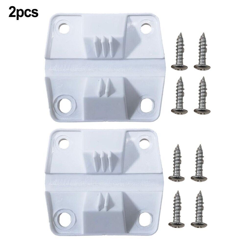 For COLEMAN COOLER PLASTIC HINGE SET REPLACEMENT 2x HINGES 8x SCREWS 5283-1141