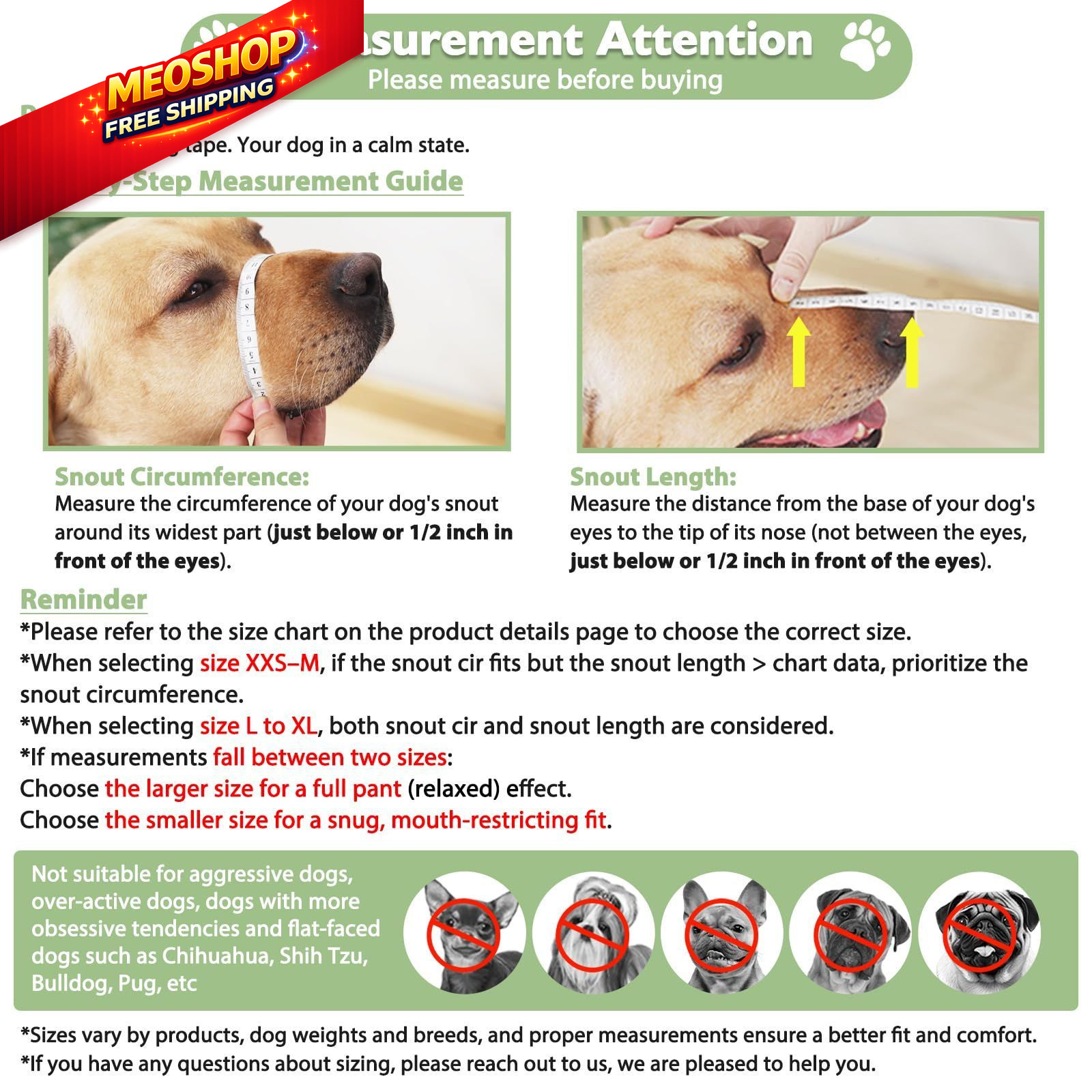 Mayerzon Dog Muzzle, Patented Soft Mesh Muzzle for L-(Snout:11"-12¼"), Black