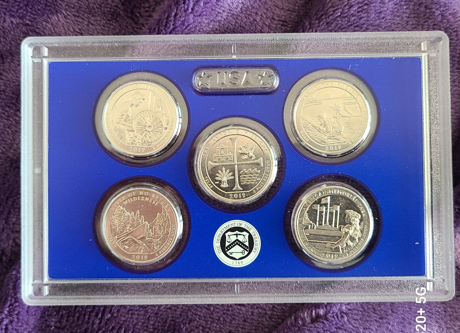 2019 W Washington Quarters -Complete Set Beautiful AU-BU