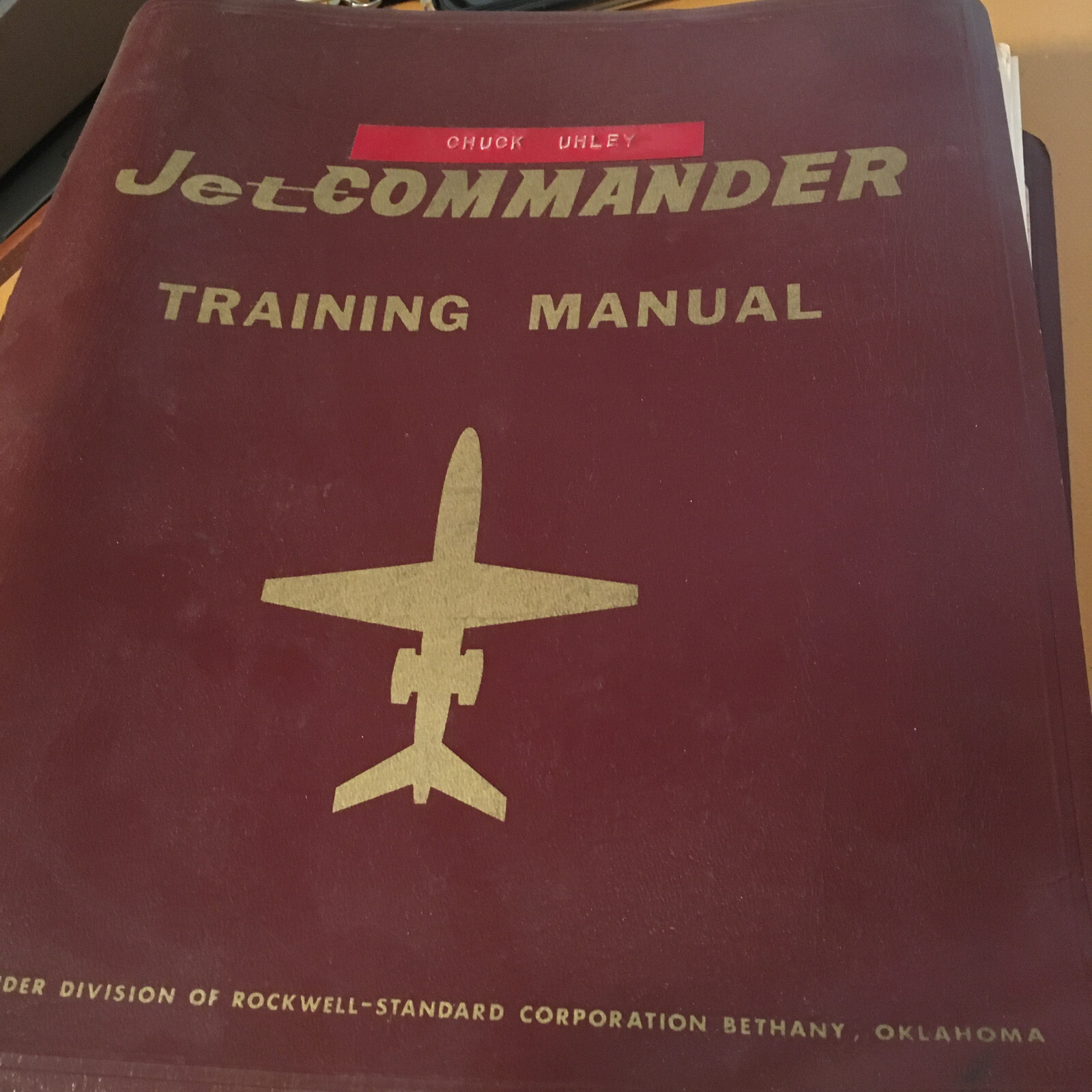 Factory Issued Rockwell JetCommander 1121 Maintenance Training Manual.