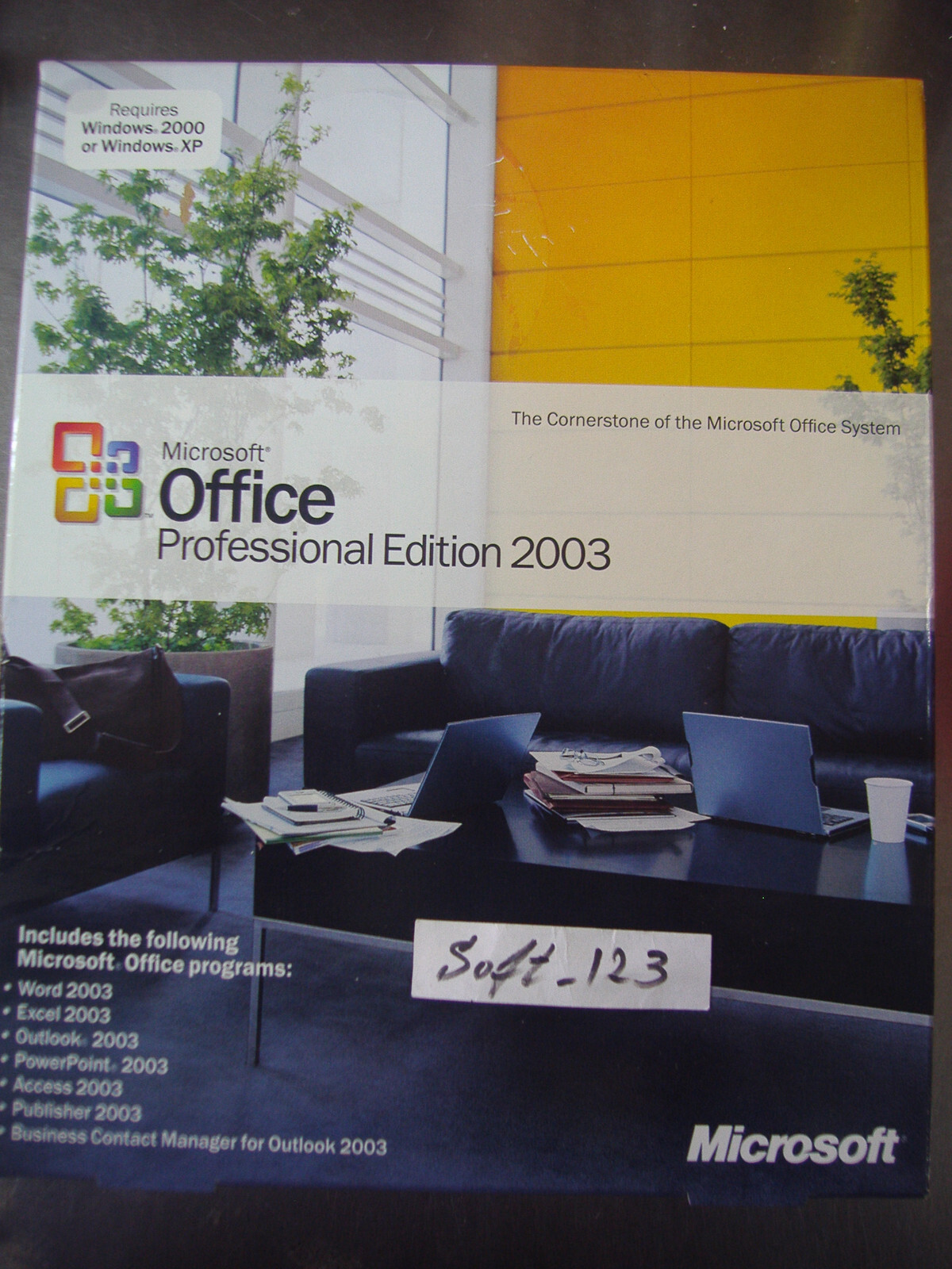 Microsoft Office 2003 Professional Licensed For 2 PCs Full Retail MS Pro=RETAIL=