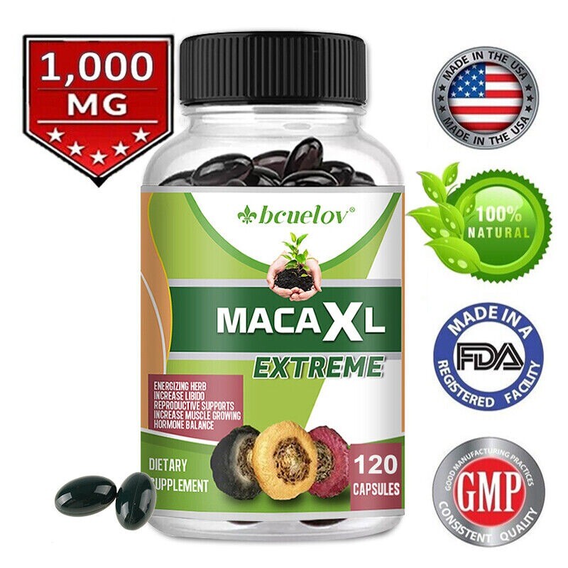 Maca Capsule Shape Butt Booty Shaper Super MACAXL 30 to 120 Capsules