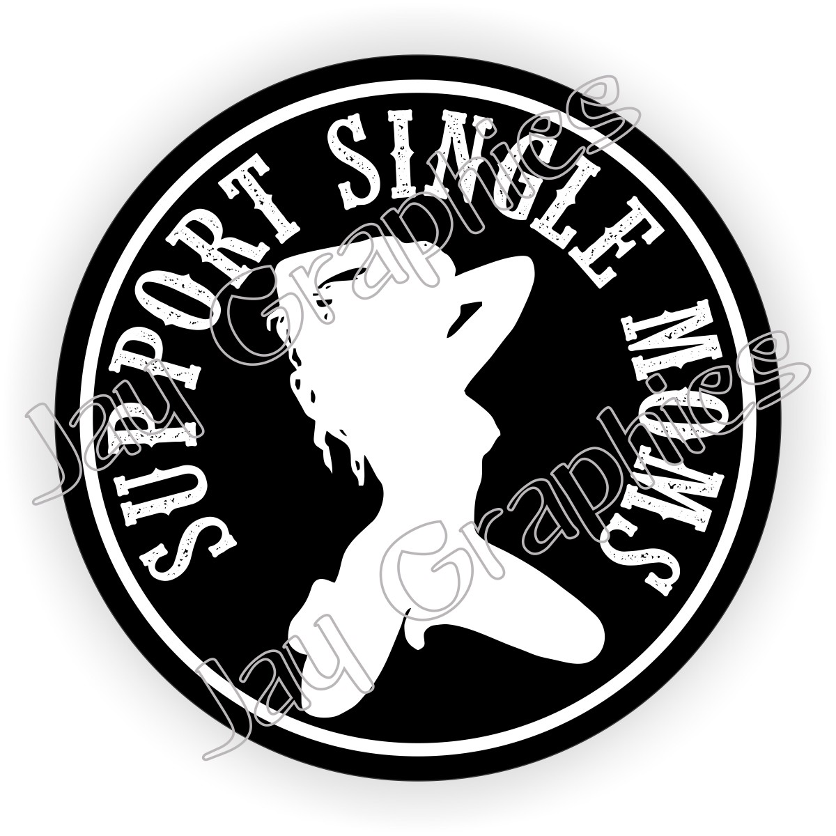 Support Single Moms Vinyl Hard Hat Sticker Funny Welding Helmet Decal Stripper