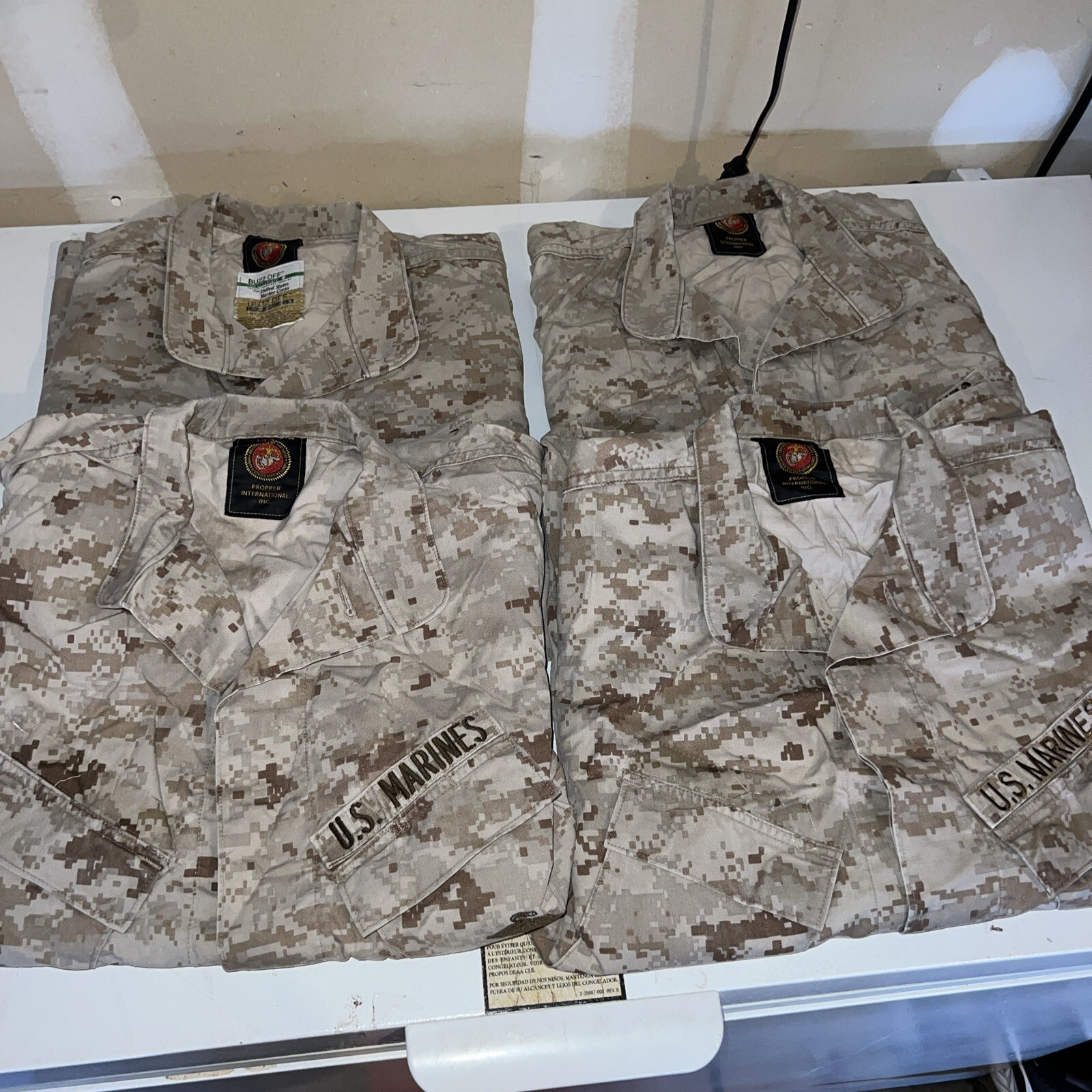Large Regular- US Marine Corps MCCUU Desert Marpat Blouse