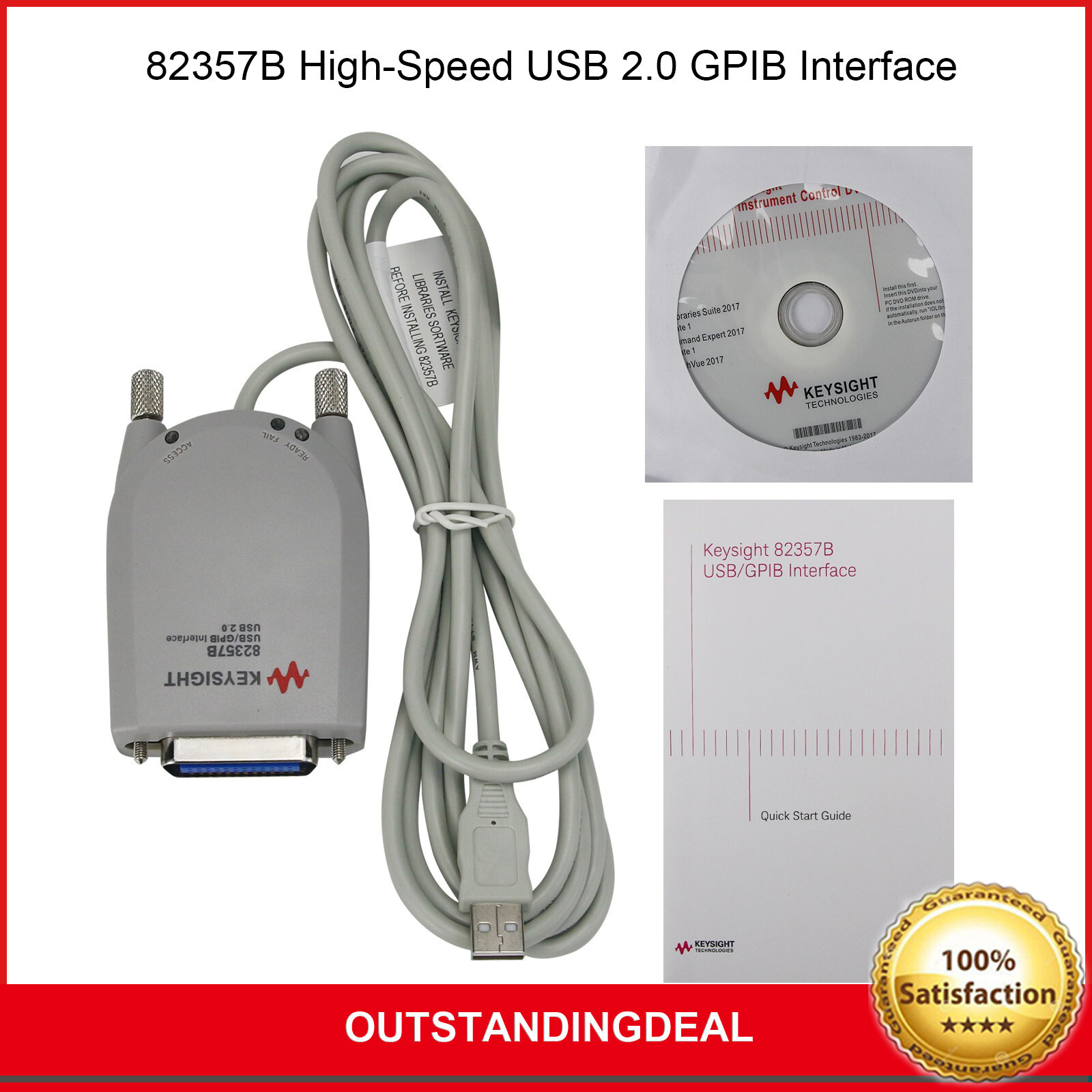 For HP Agilent Technologies 82357B High-Speed USB 2.0 GPIB Interface