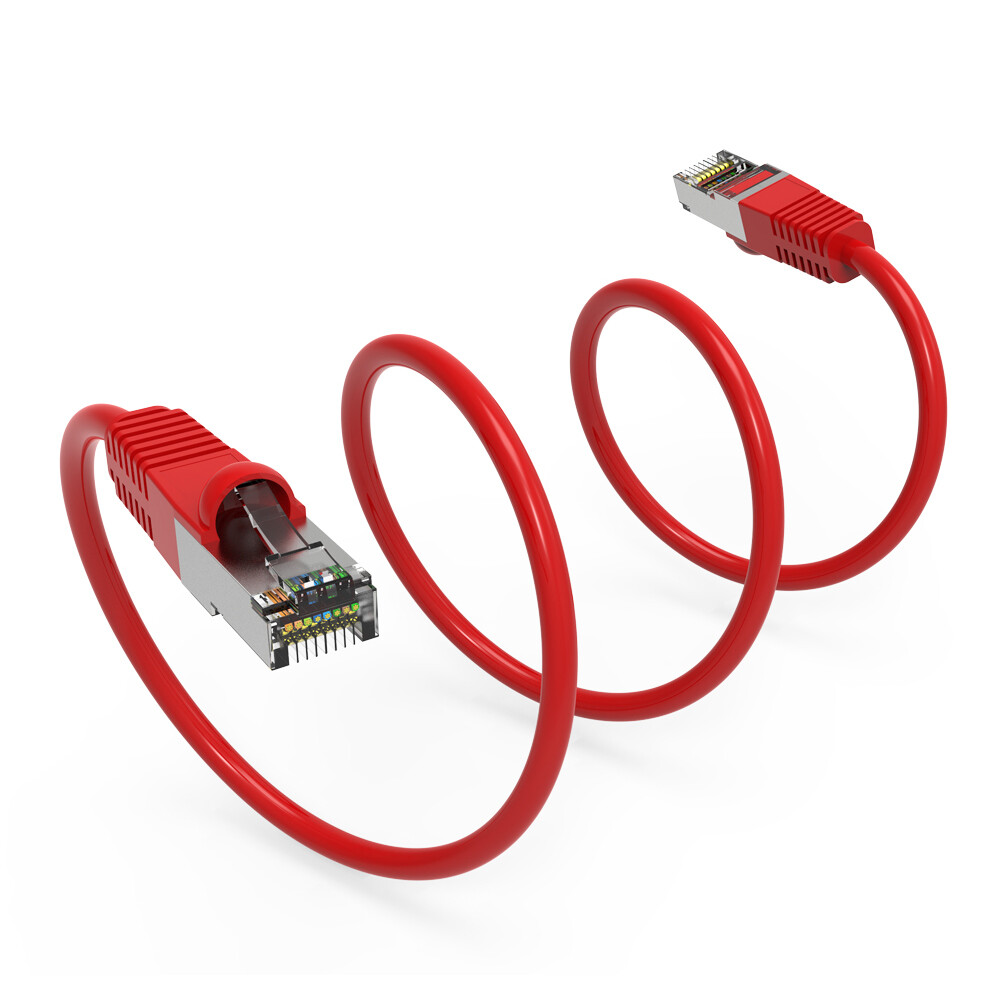 100'FT FTP Shielded CAT5'e Network LAN Patch Cable Copper Ethernet CMX Outdoor