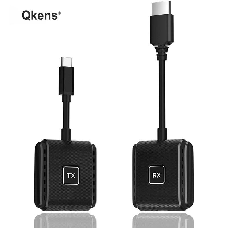 50m Type C Wireless HDMI Video Transmitter and Receiver Extender Display Adapter
