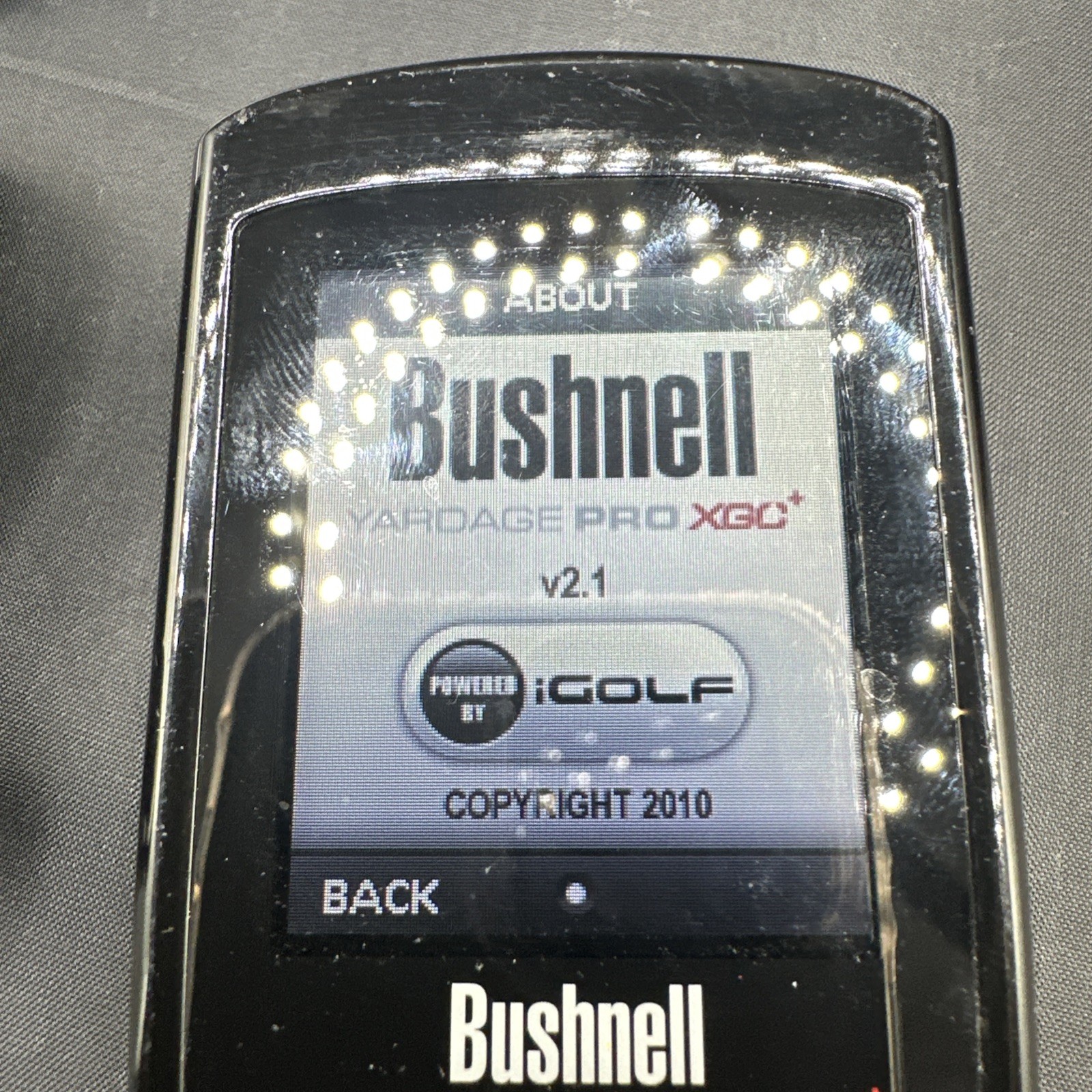 Bushnell Yardage Pro XGC+ GPS Golf Rangefinder
