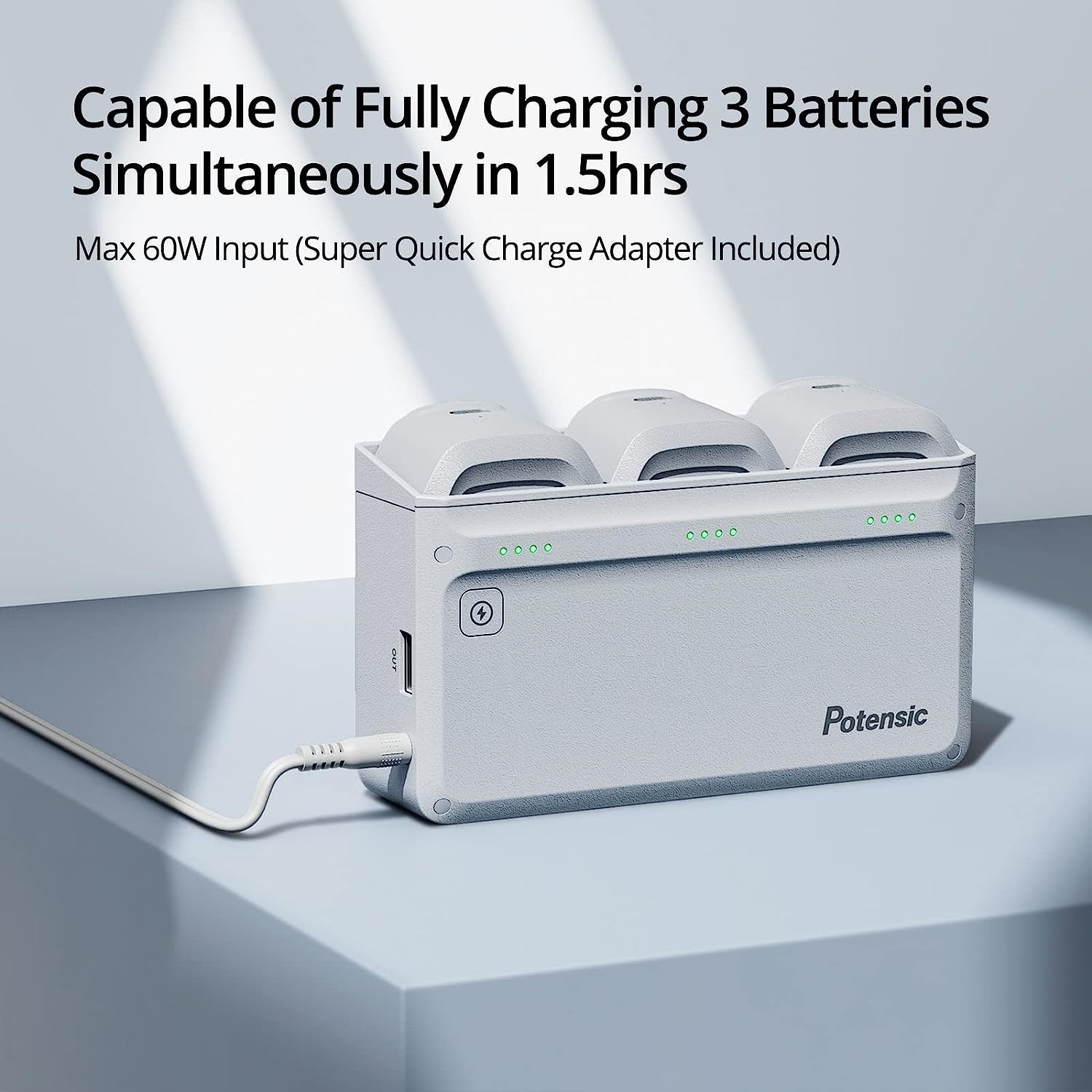 Potensic Atom SE Parallel Charging Hub Battery Super Quick Charge Adapter Pack