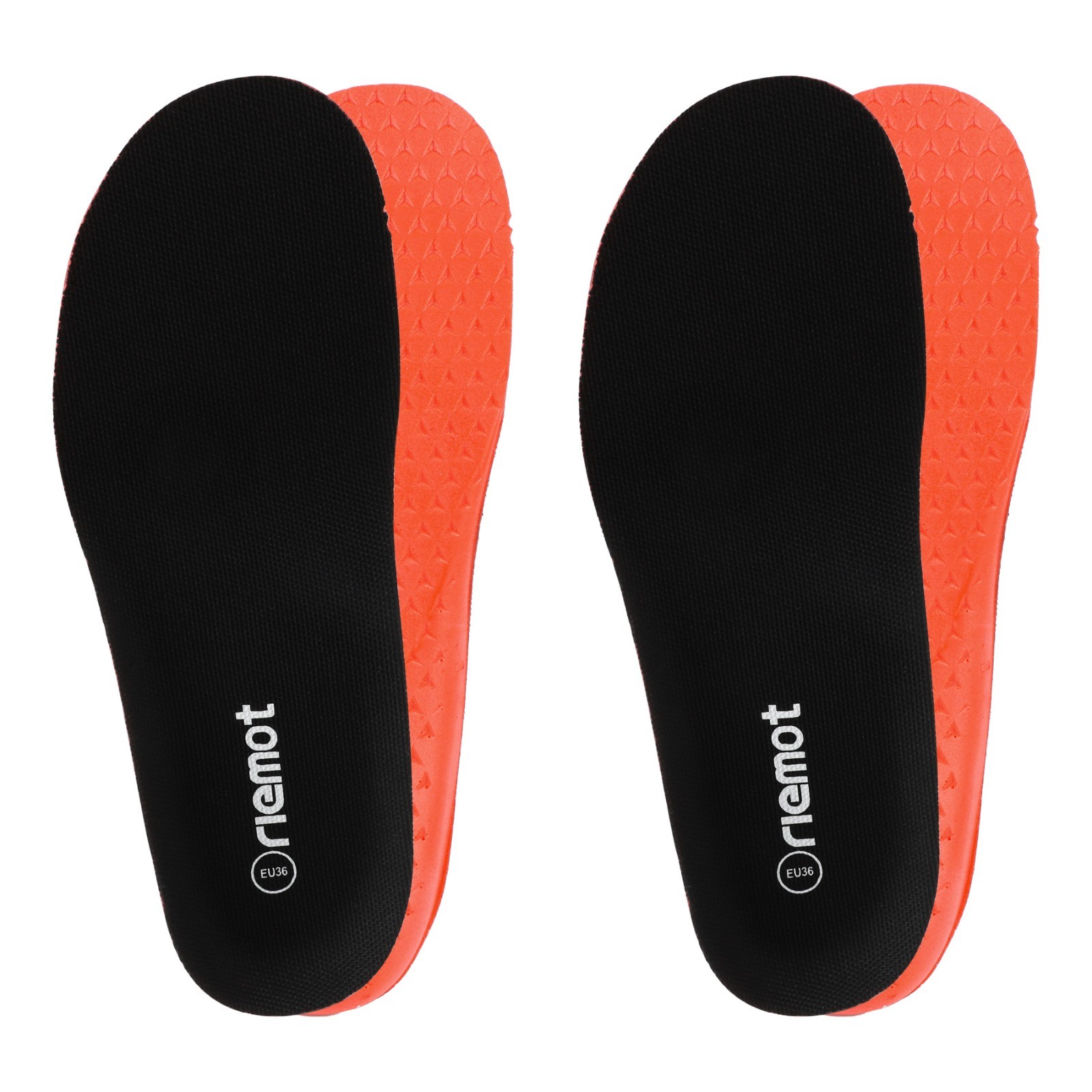 riemot 2 Pairs Comfort Sports Insoles for Men Women Low Arch Support Shoe Insert