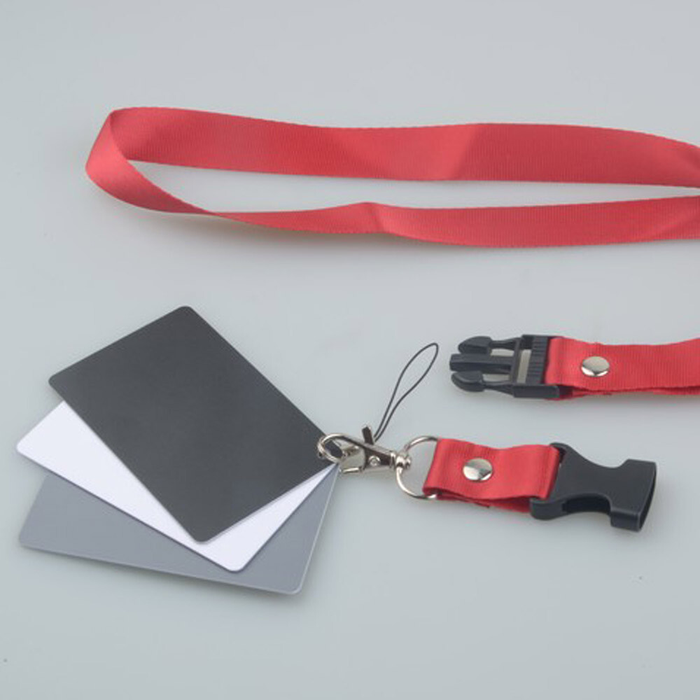 Pocket Color Calibration Card Balance 18% Gray Card DSLR Camera Photography J5P3