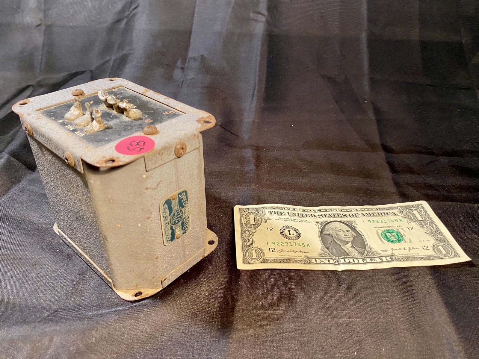 Original antique UTC transformer made in usa #0085