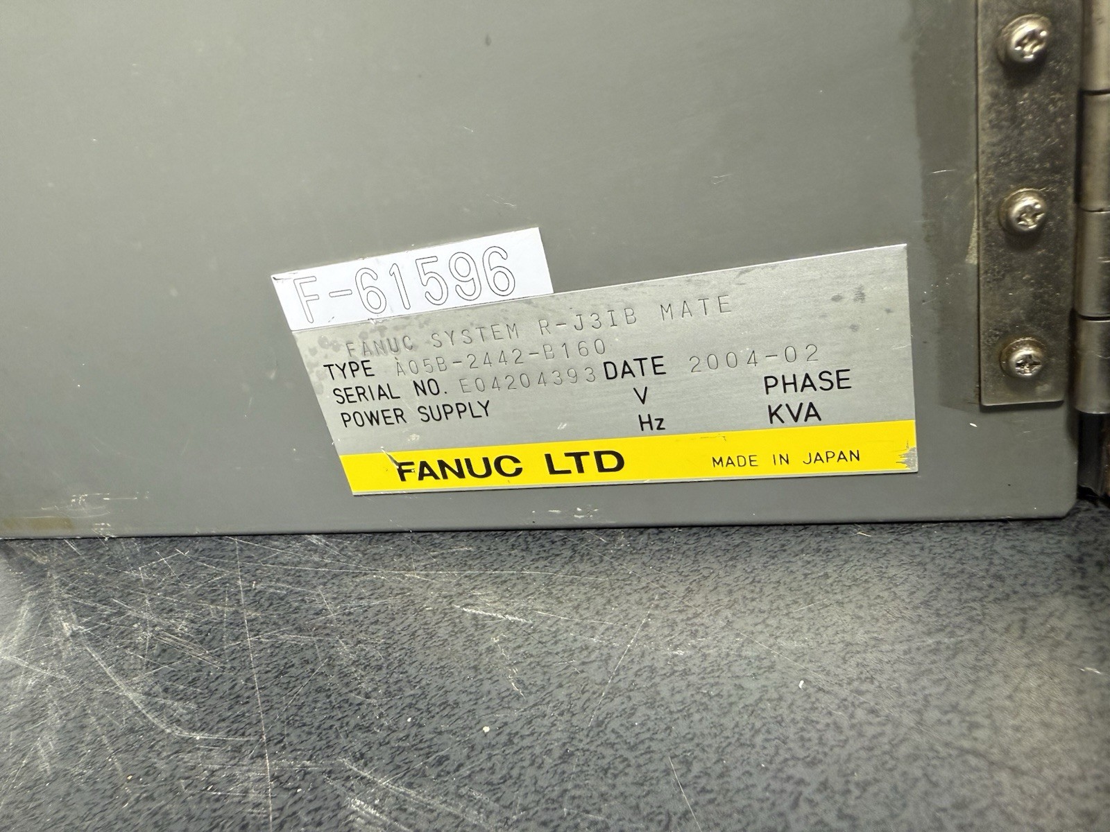 Fanuc LR Mate 100iB With J3IB Mate Controller Untested