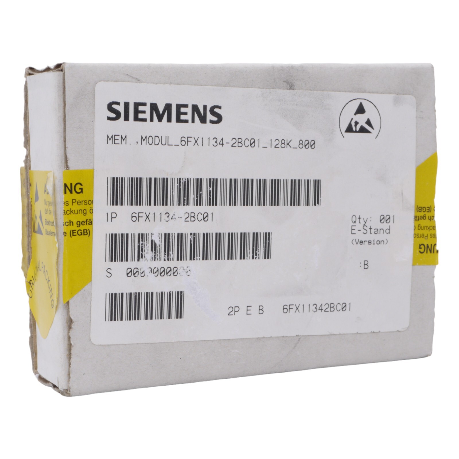 SIEMENS 6FX1134-2BC01 SINUMERIK 800 RAM MODULE 128KB