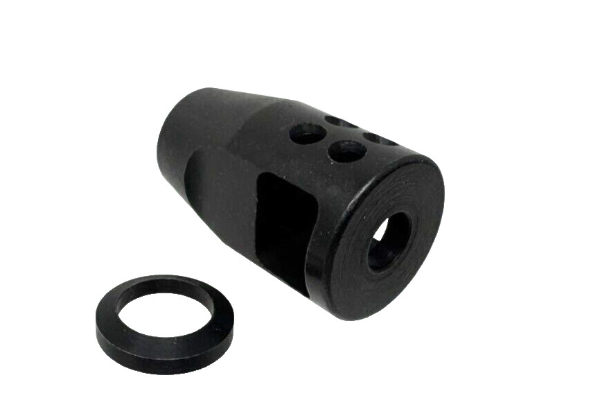 5.56 Compact Compensator Muzzle Brake Comp 1/2x28 All Steel + Free Crush Washer