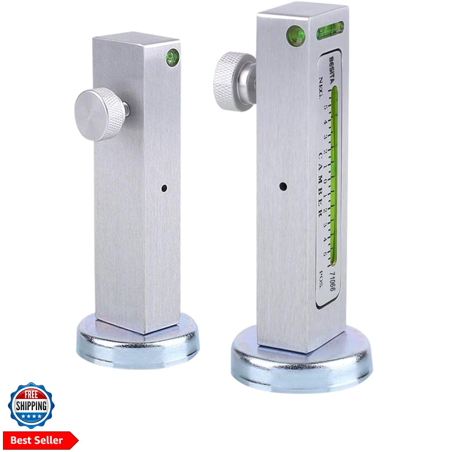 Adjustable Magnetic Gauge Tool Camber Alignment Tool Strut Wheel Alignment To...