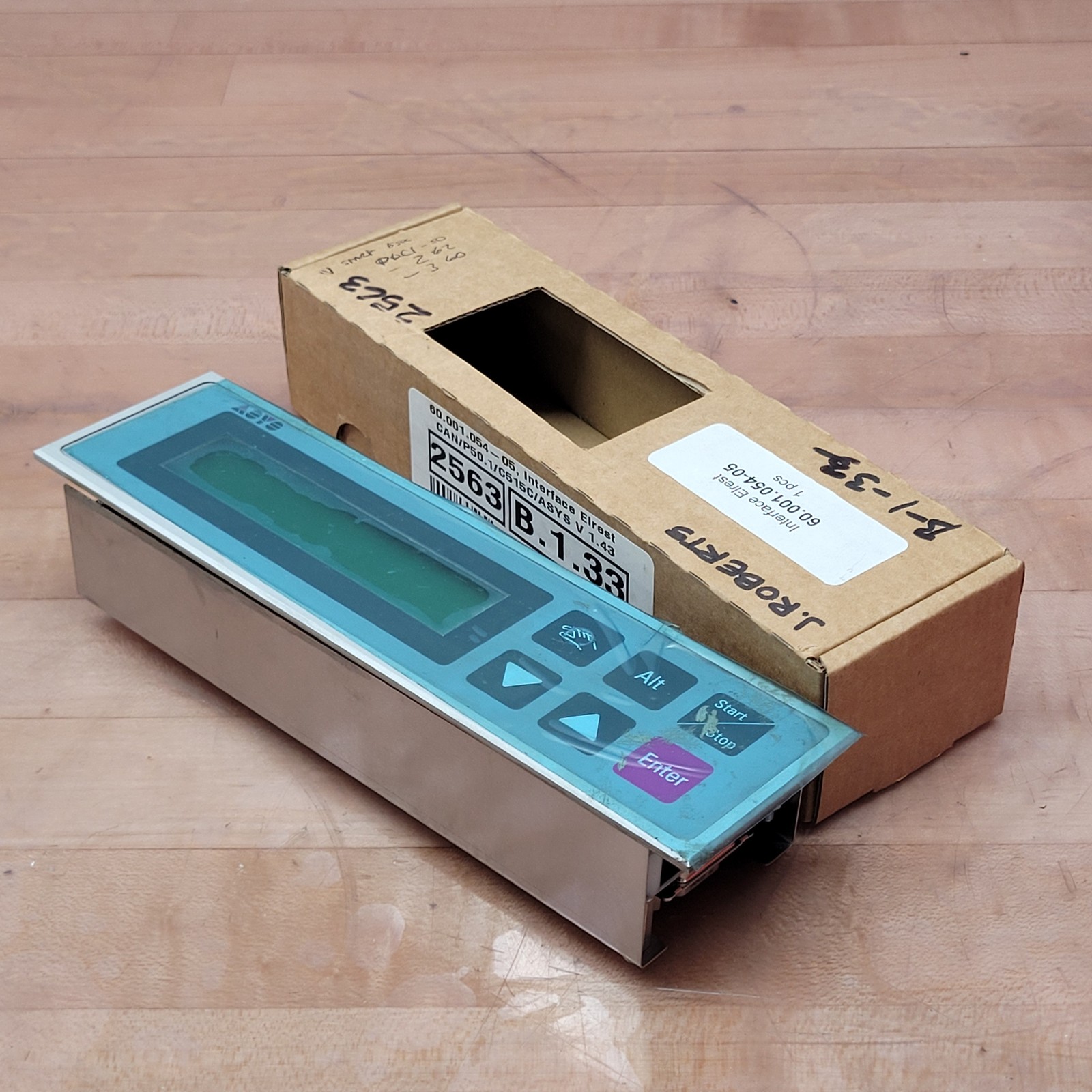 ASYS Group 73230 Motor Control Display, ASYS/CAN/P50.1/C515C/V1.43/24VDC - NEW