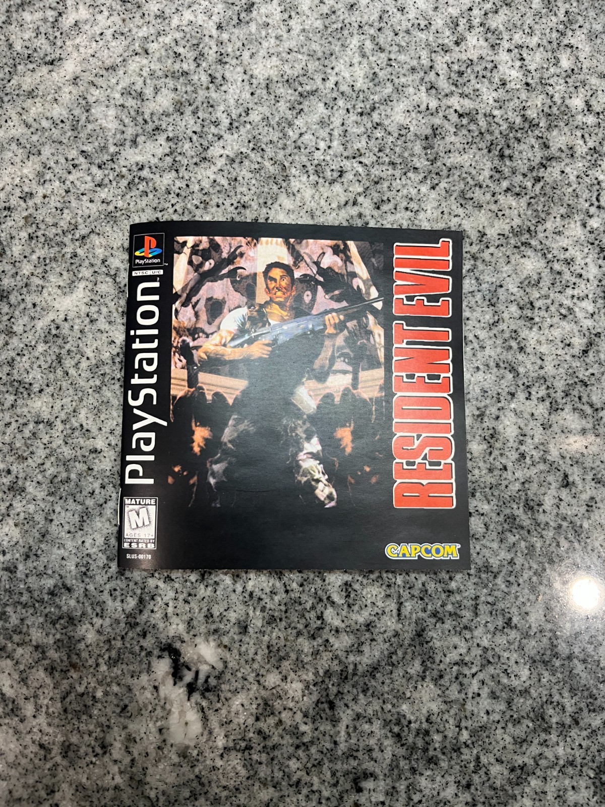 Replacement Manual for - Resident Evil - Sony PS1 Instruction Booklet