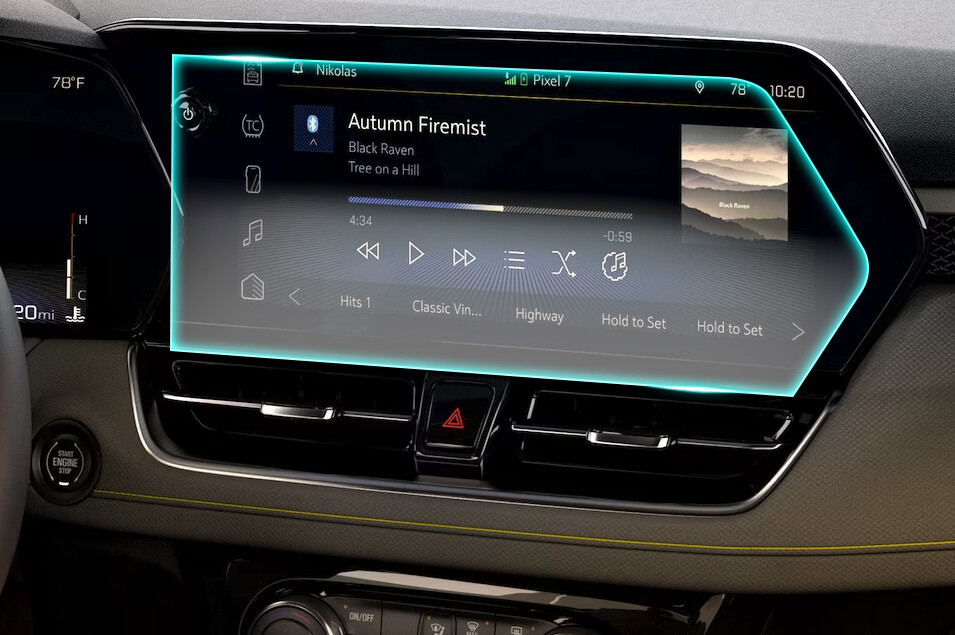 Crystal Clear Screen Protector for 2024 Chevrolet TrailBlazer Activ Navigation