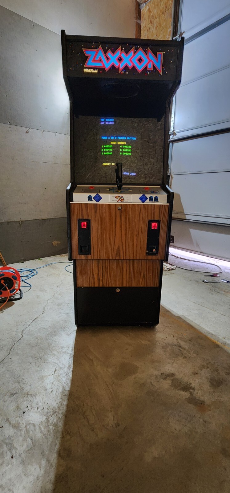 ZAXXON ARCADE MACHINE by SEGA/GREMLIN 1982 (Excellent Condition) *RARE*