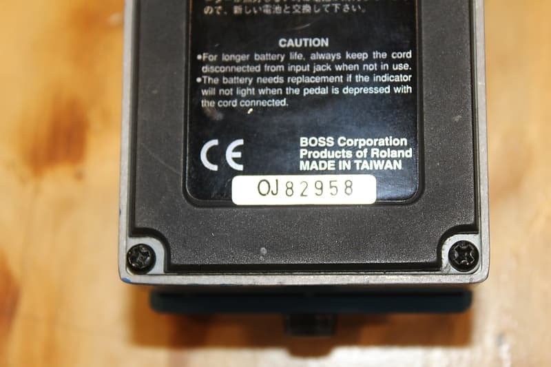 Boss Compression Sustainer Pedal CS-3