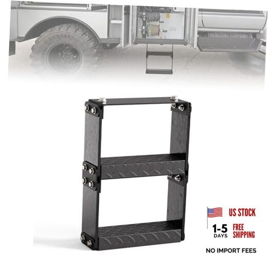 Truck Step, Universal Heavy-Duty Tall Flexible Step for Trucks, 20 x Dual-step