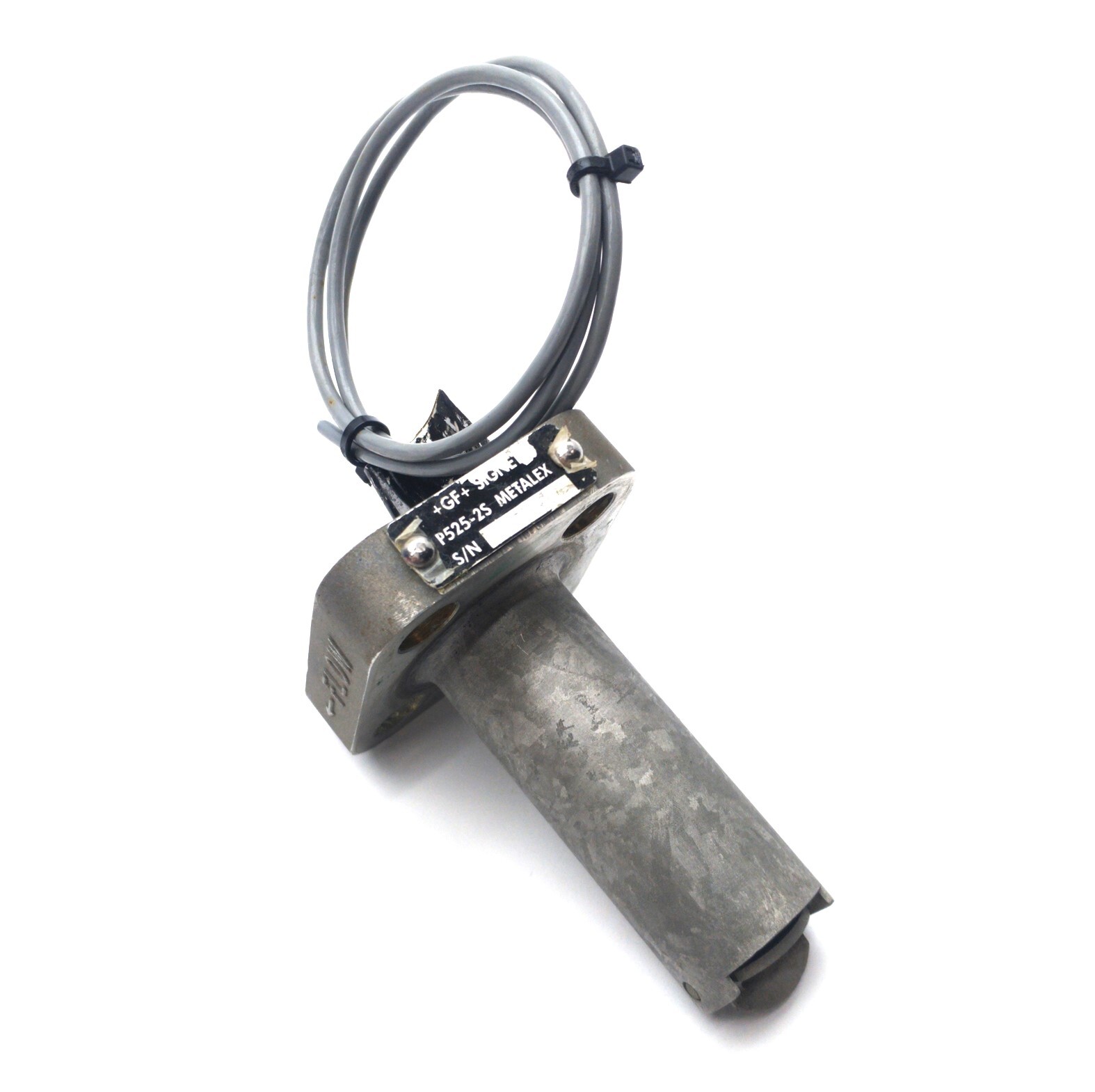 GF Signet P525-2S Metalex Flow Sensor 1.6-20ft/s 1.25-12" Pipe 9-14Hz per ft/s