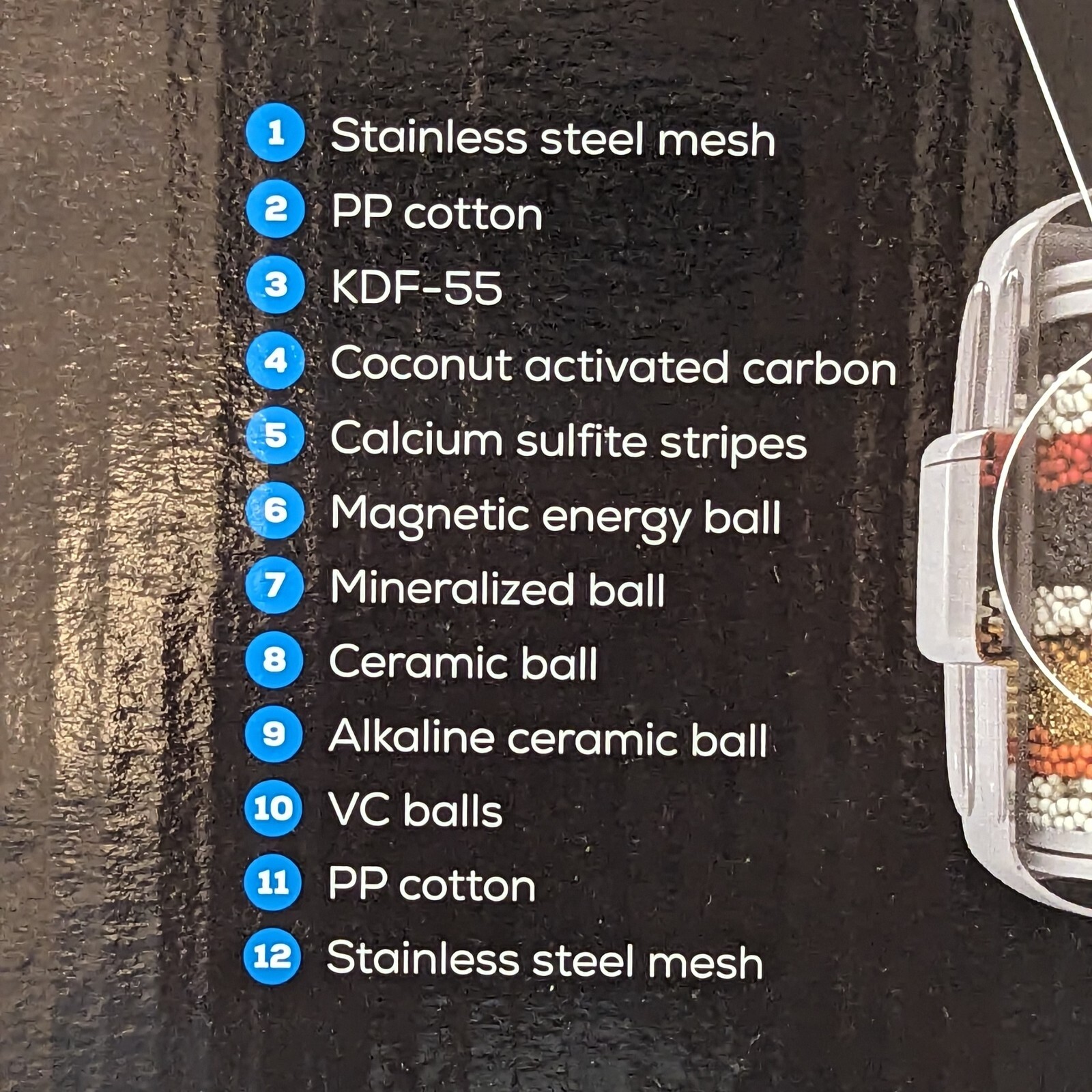 High Pressure Filtered Showerhead